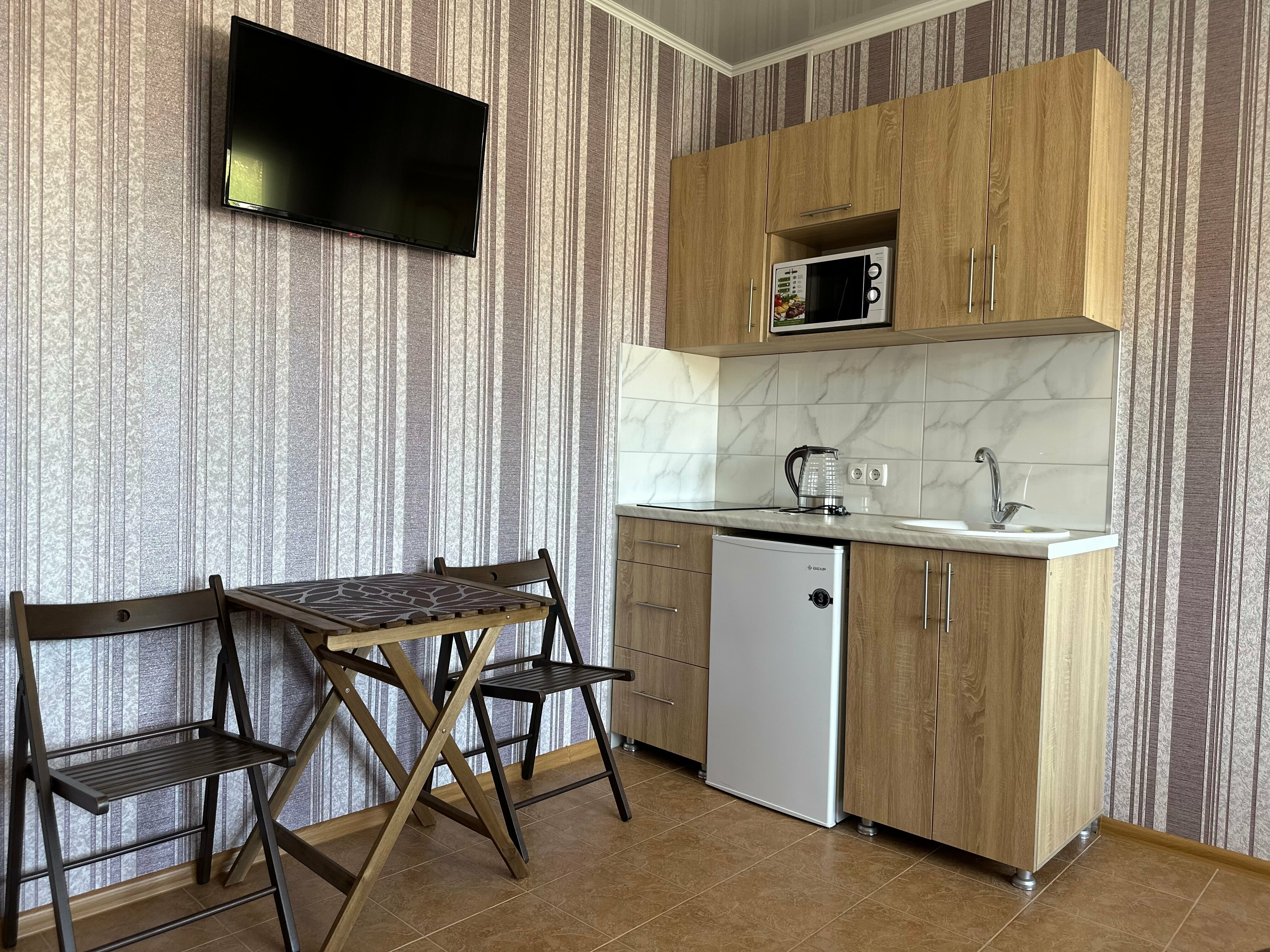 Стандартный 2-х местный номер с балконом и кухней в номере