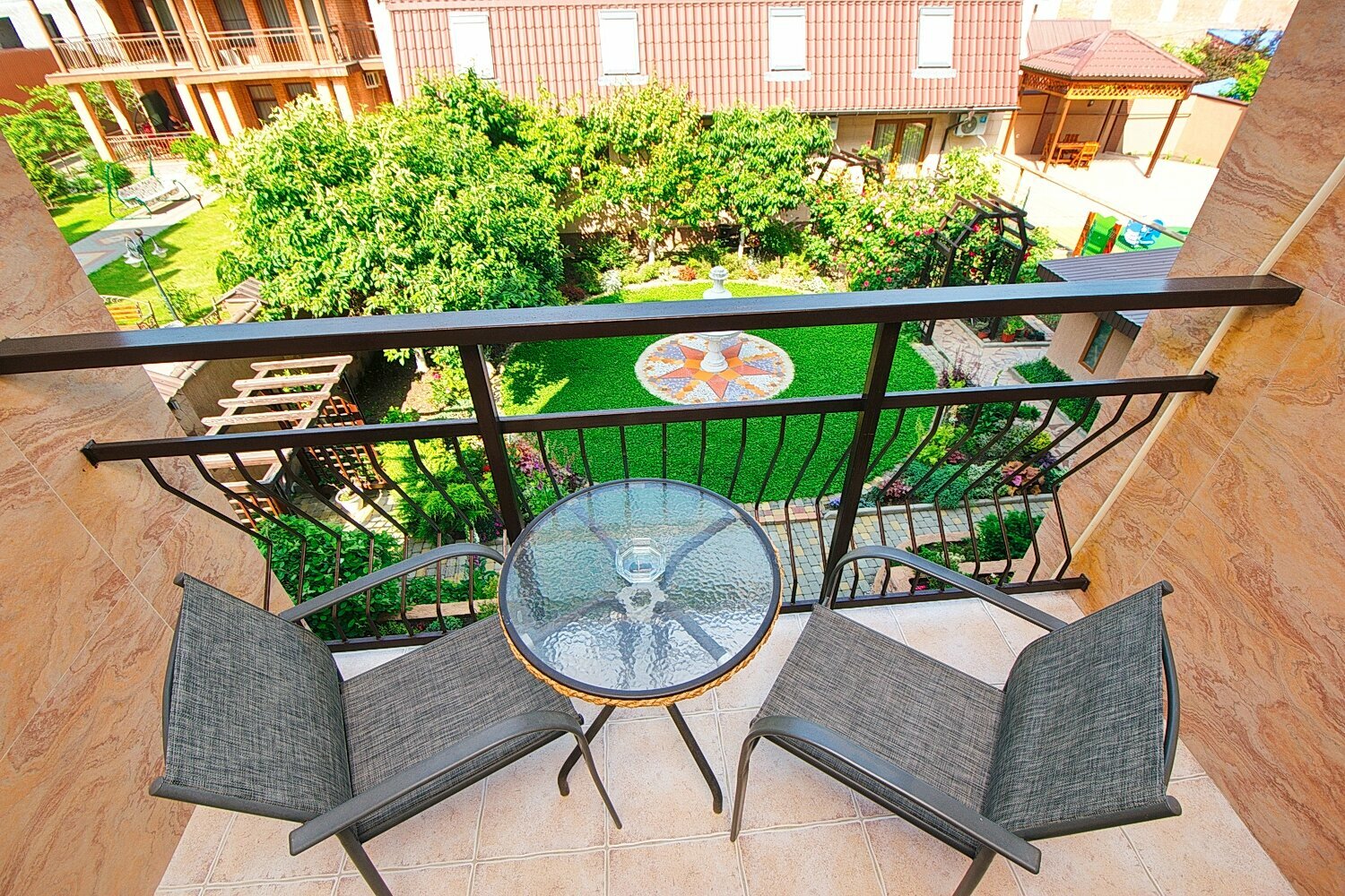 Двухместный номер с 1 кроватью и балконом