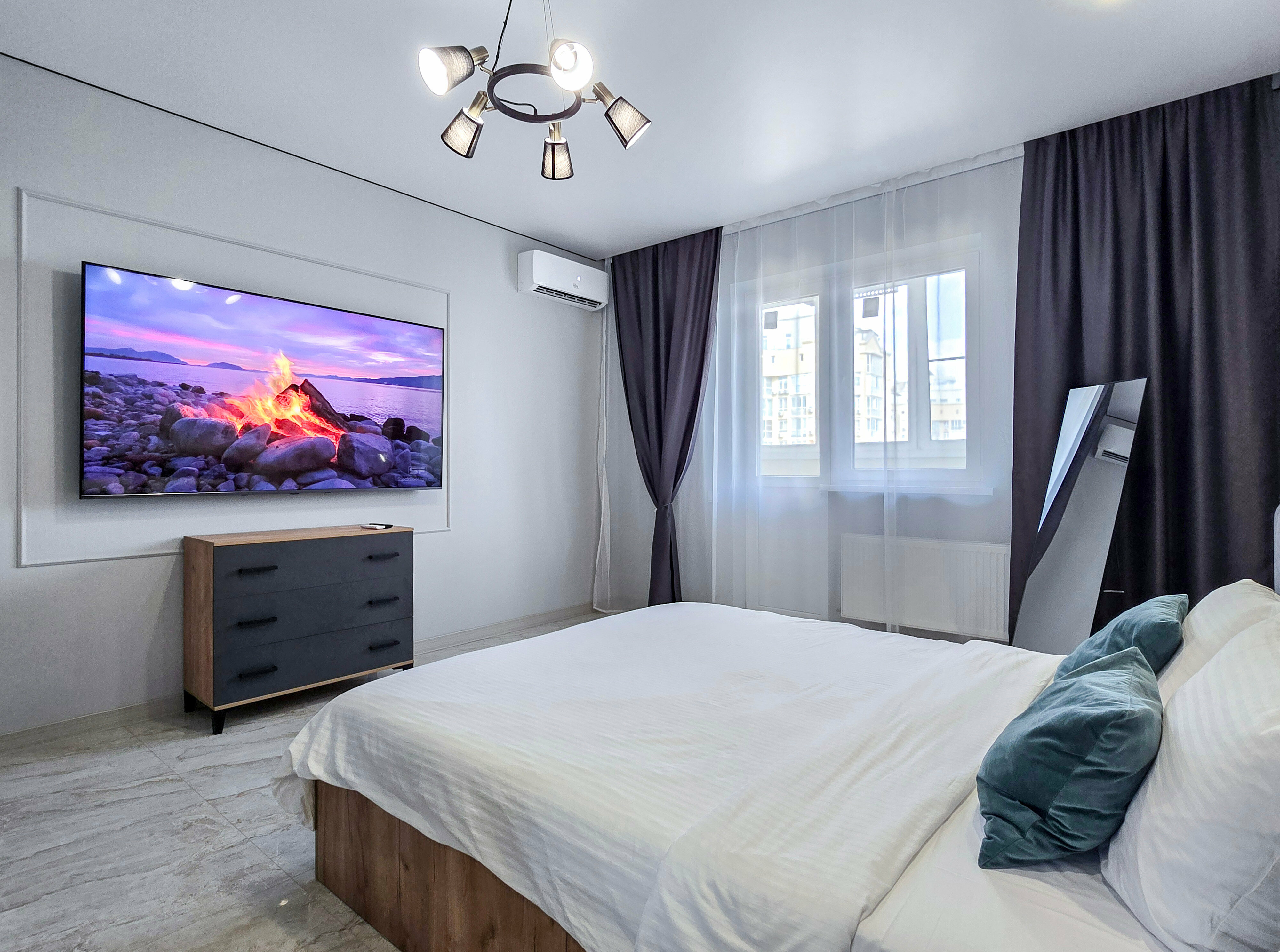 Люкс с видом на город на 18 этаже