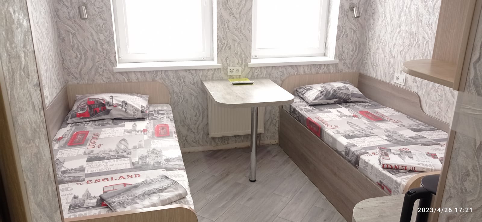 Двухместный номер с 2 отдельными кроватями и душем