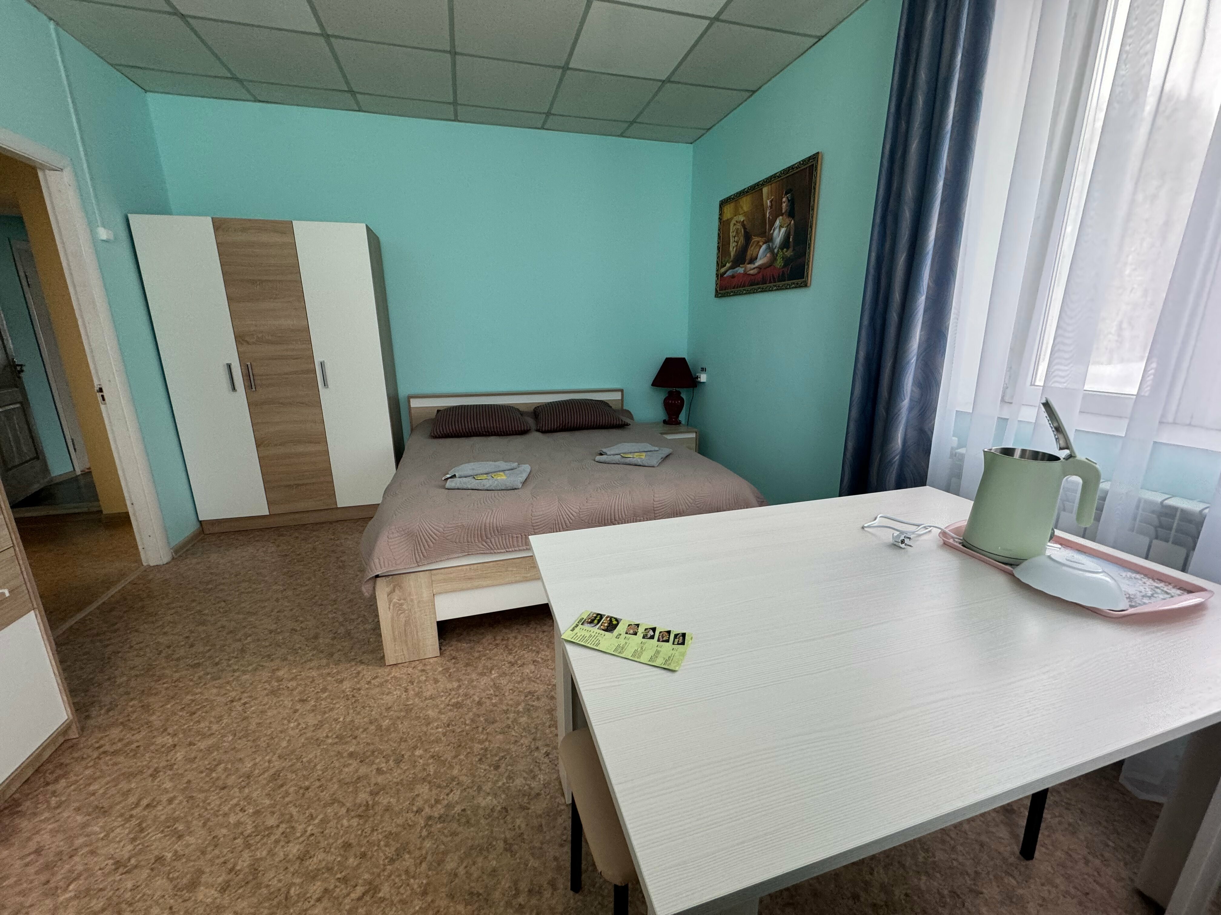 Двухместный номер с 1 кроватью и собственной ванной комнатой