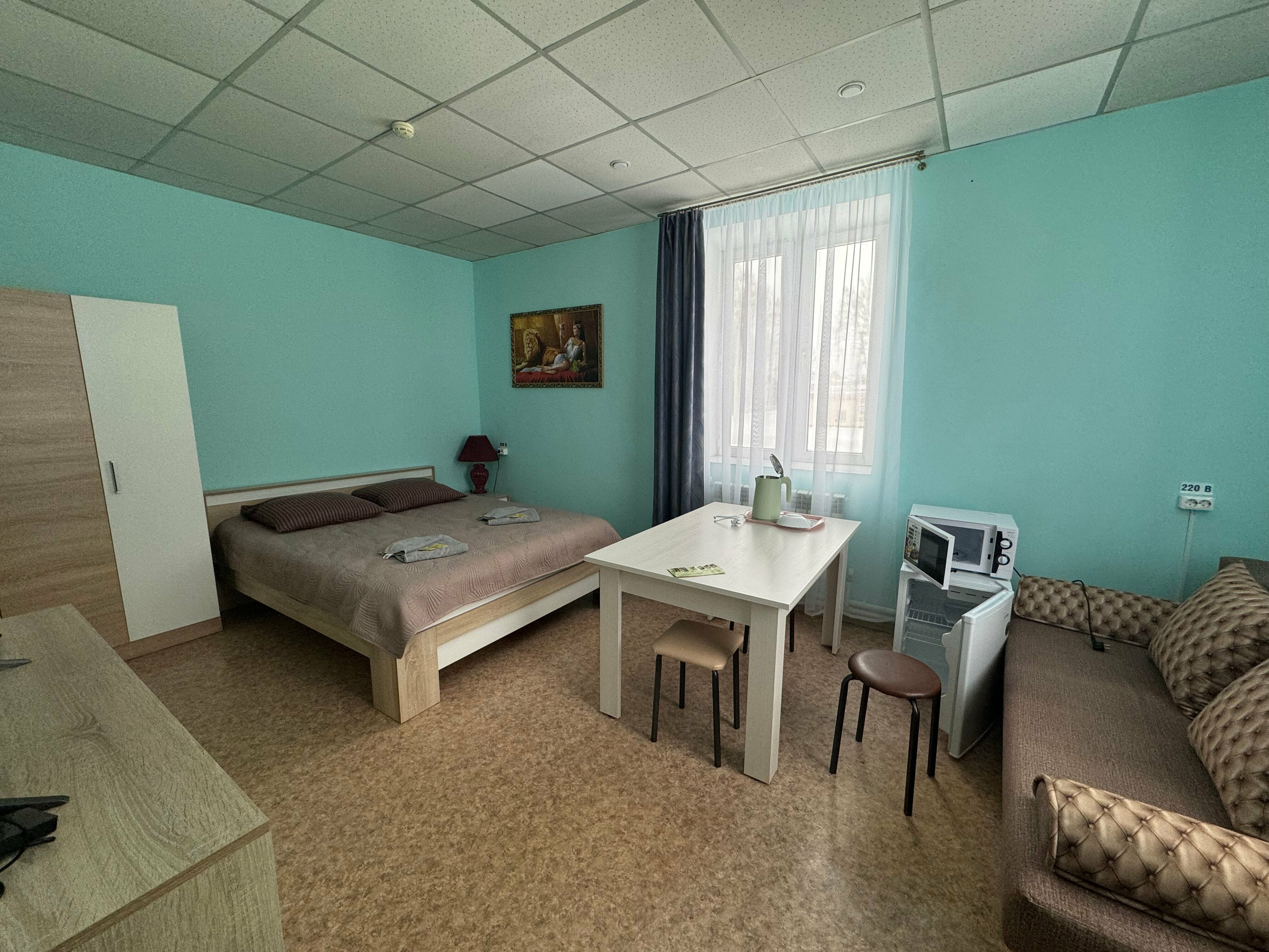 Двухместный номер с 1 кроватью и собственной ванной комнатой