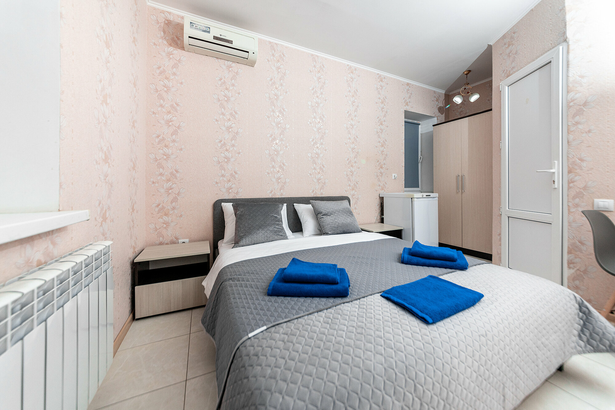 Двухместный номер с 1 кроватью и балконом