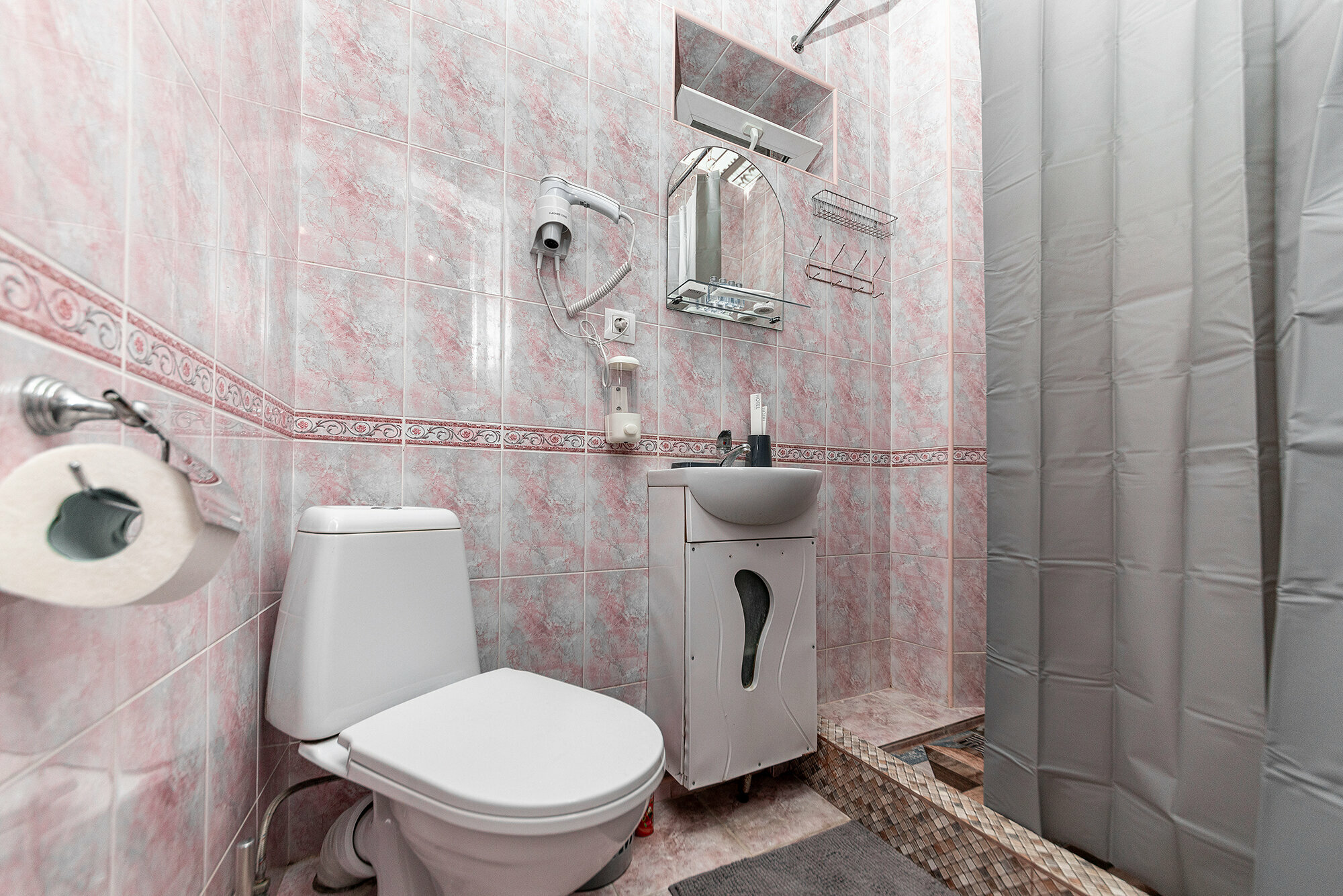 Двухместный номер с 1 кроватью и балконом