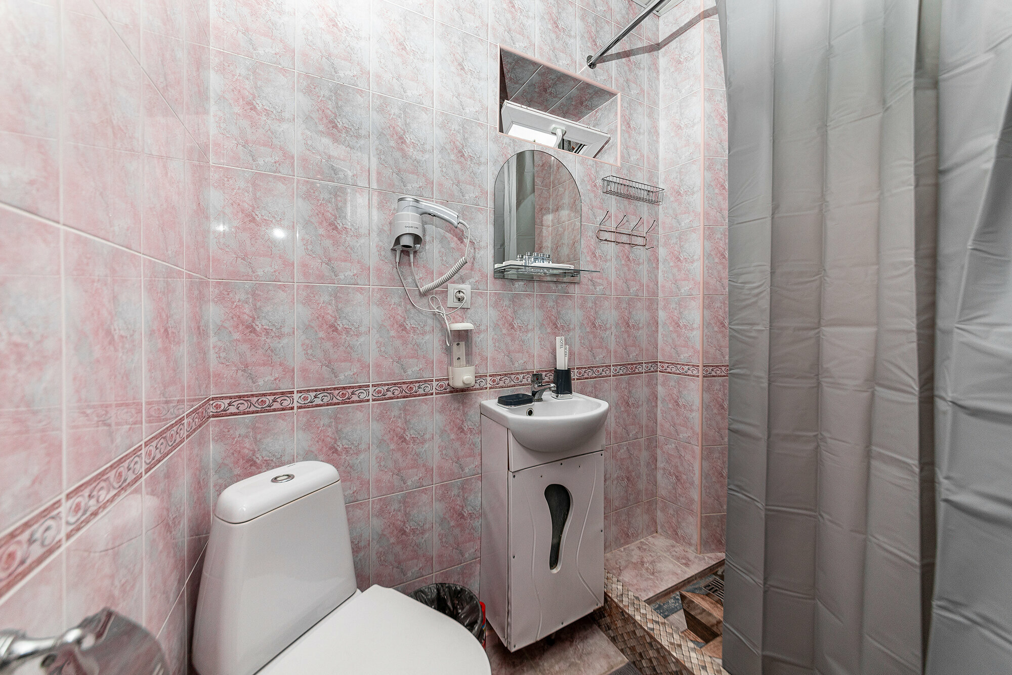 Двухместный номер с 1 кроватью и балконом