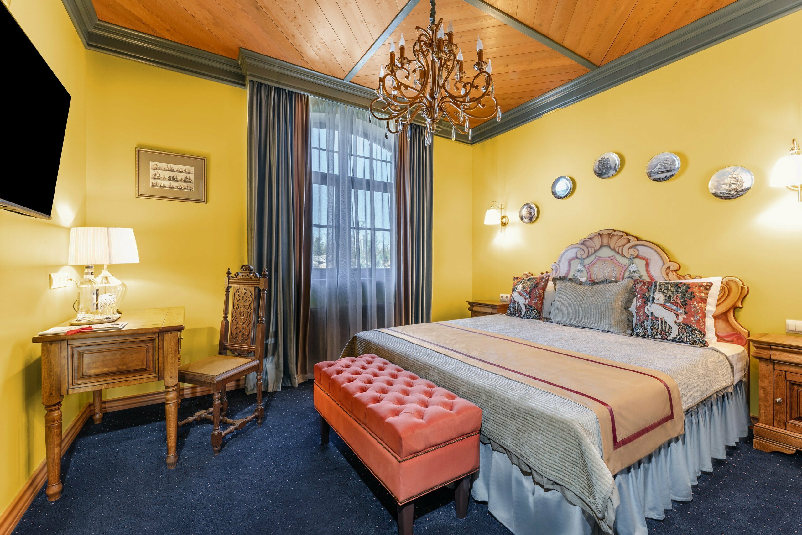 Двухместный номер с 1 кроватью и видом на парк