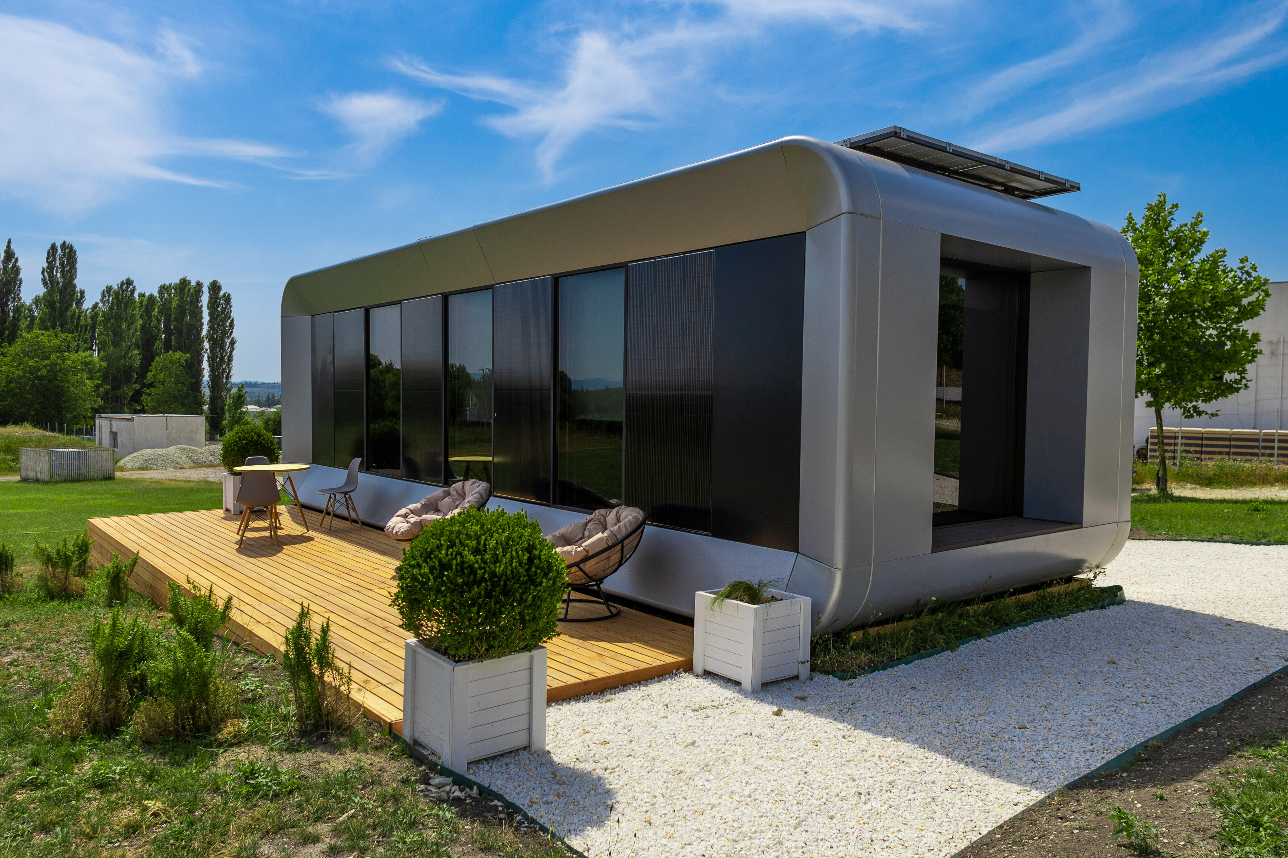 Двухместный номер с 1 кроватью и террасой