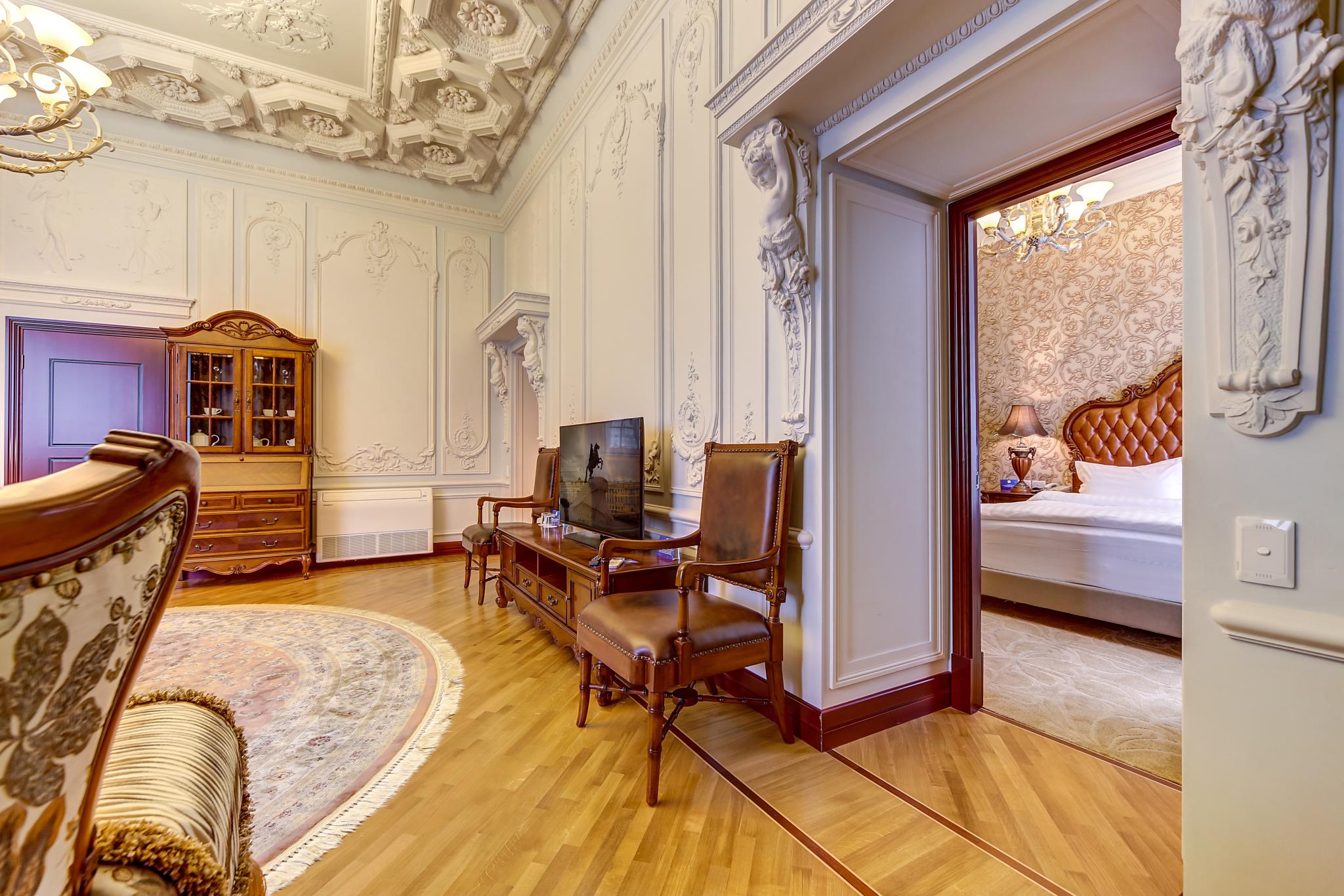 Представительский люкс с 1 двуспальной кроватью