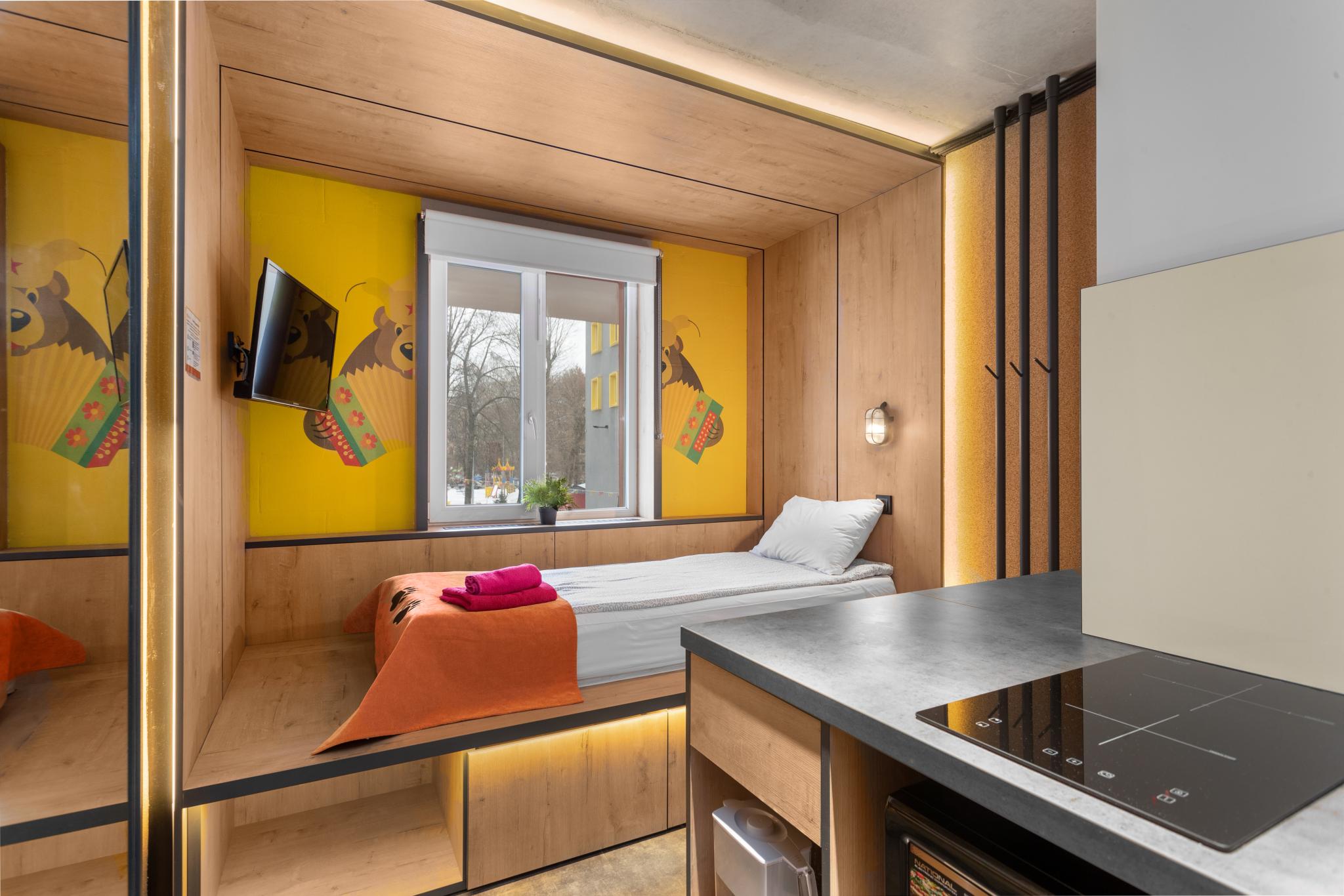 Апартаменты стандарт #231 с 1 односпальной кроватью