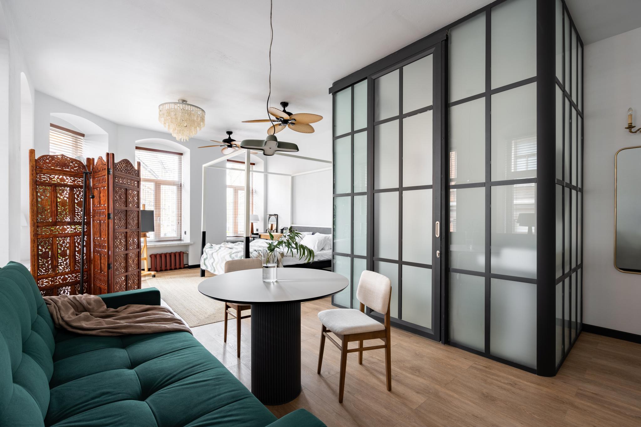 Апартаменты люкс с 1 двуспальной кроватью