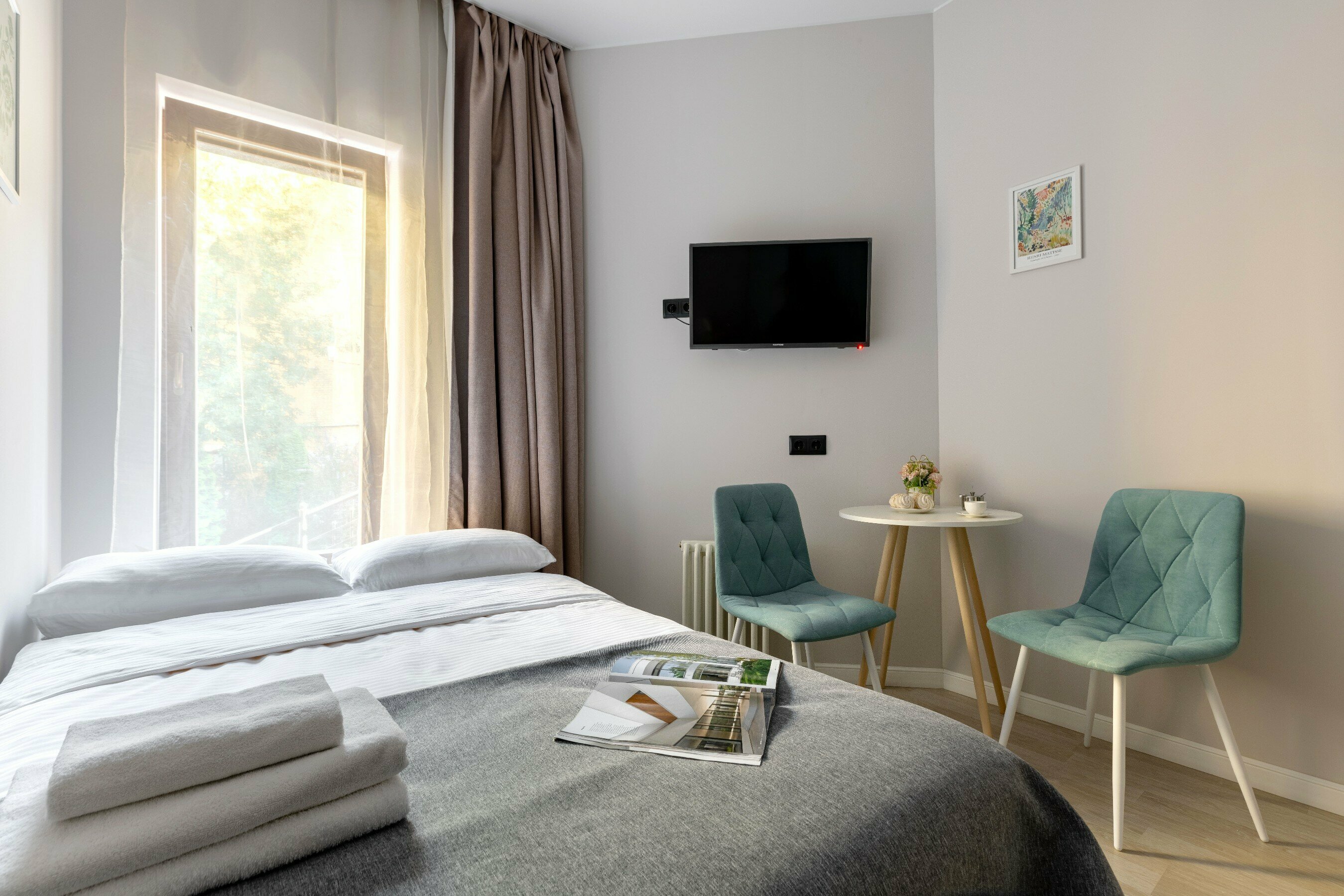 Небольшой двухместный номер с 1 кроватью