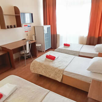 Бюджетный трехместный номер