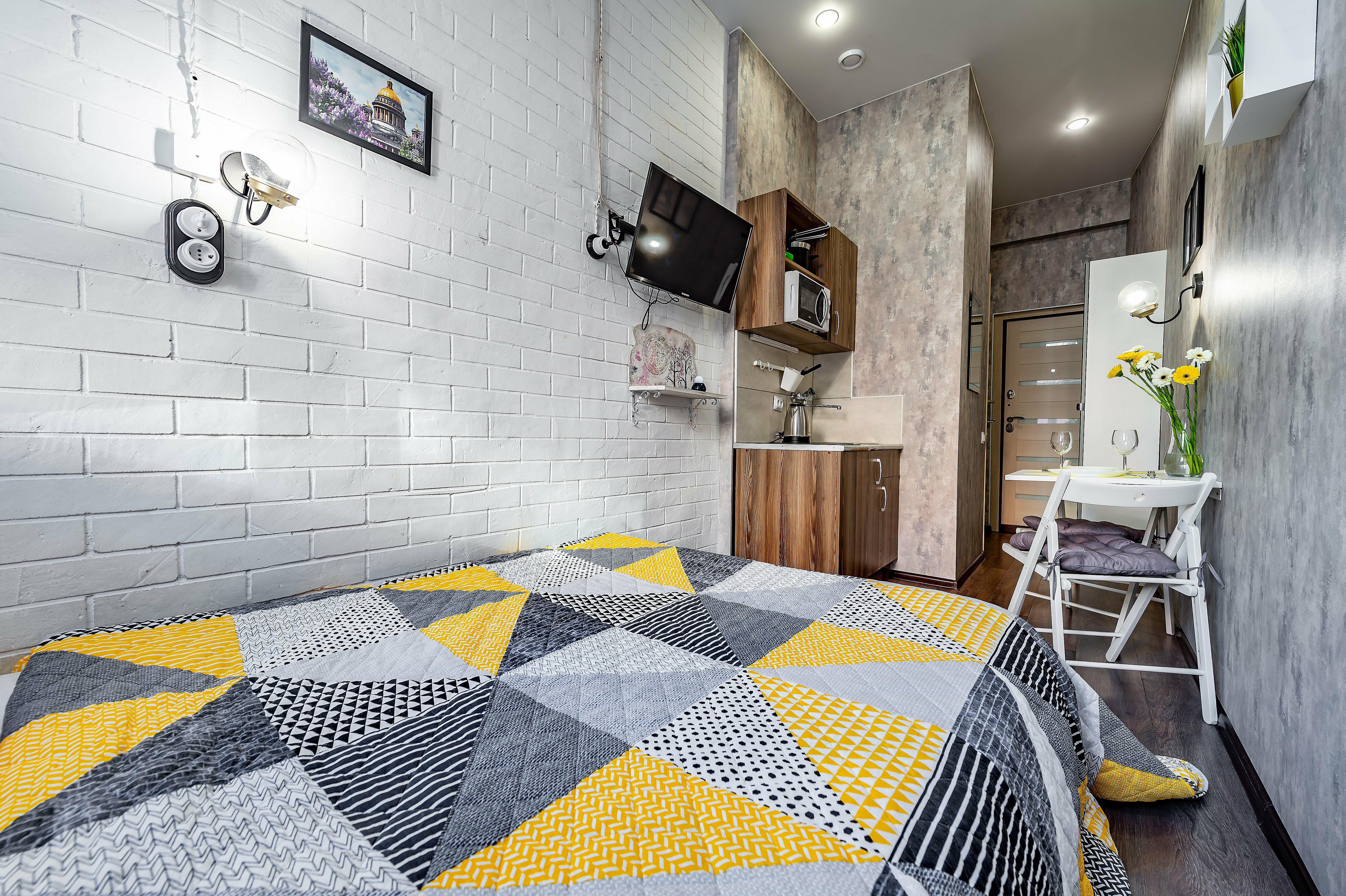 Двухместный номер стандарт с кухней на ул Гороховая