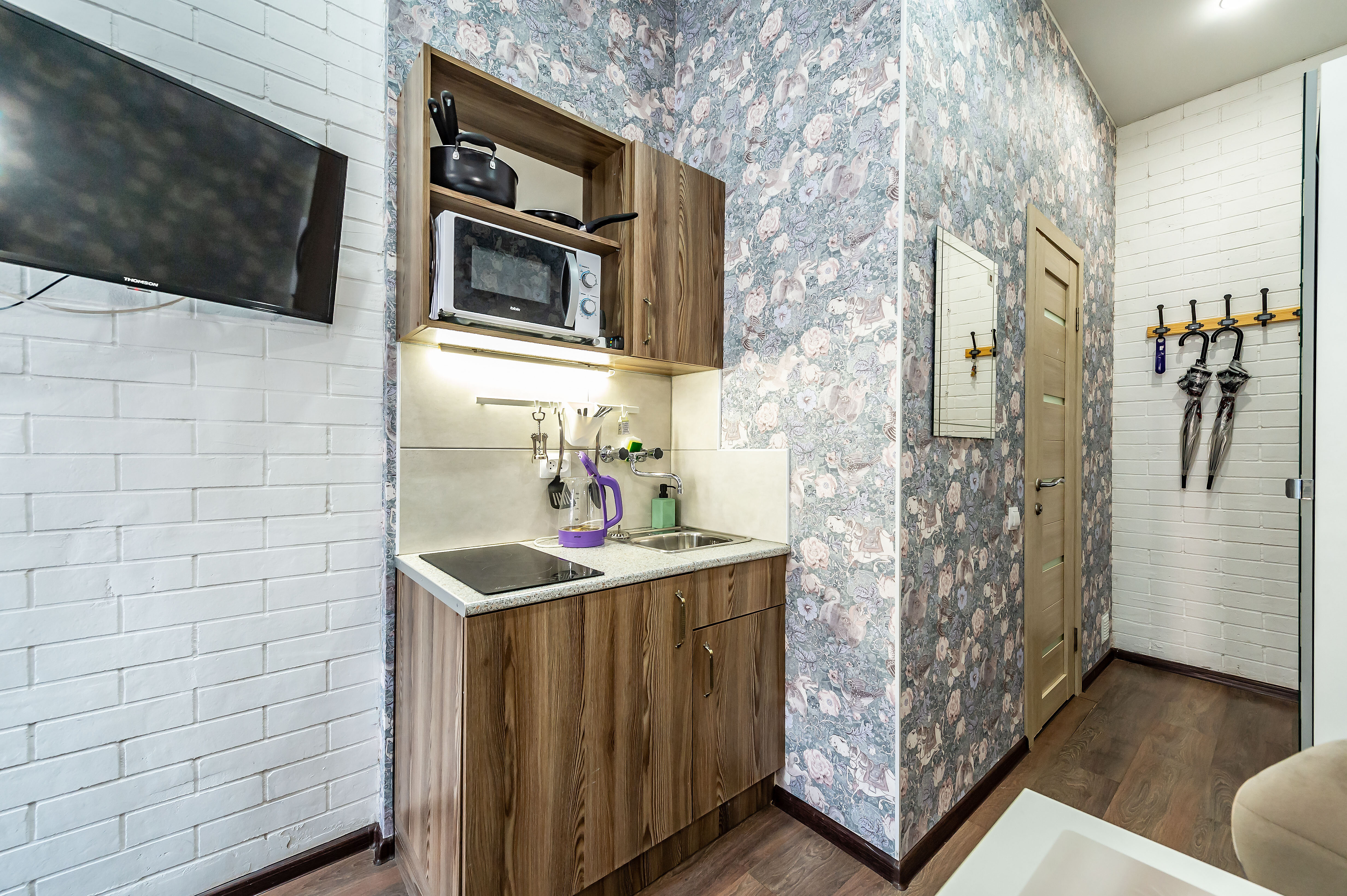 Двухместный  номер стандарт  с кухней на ул Гороховая