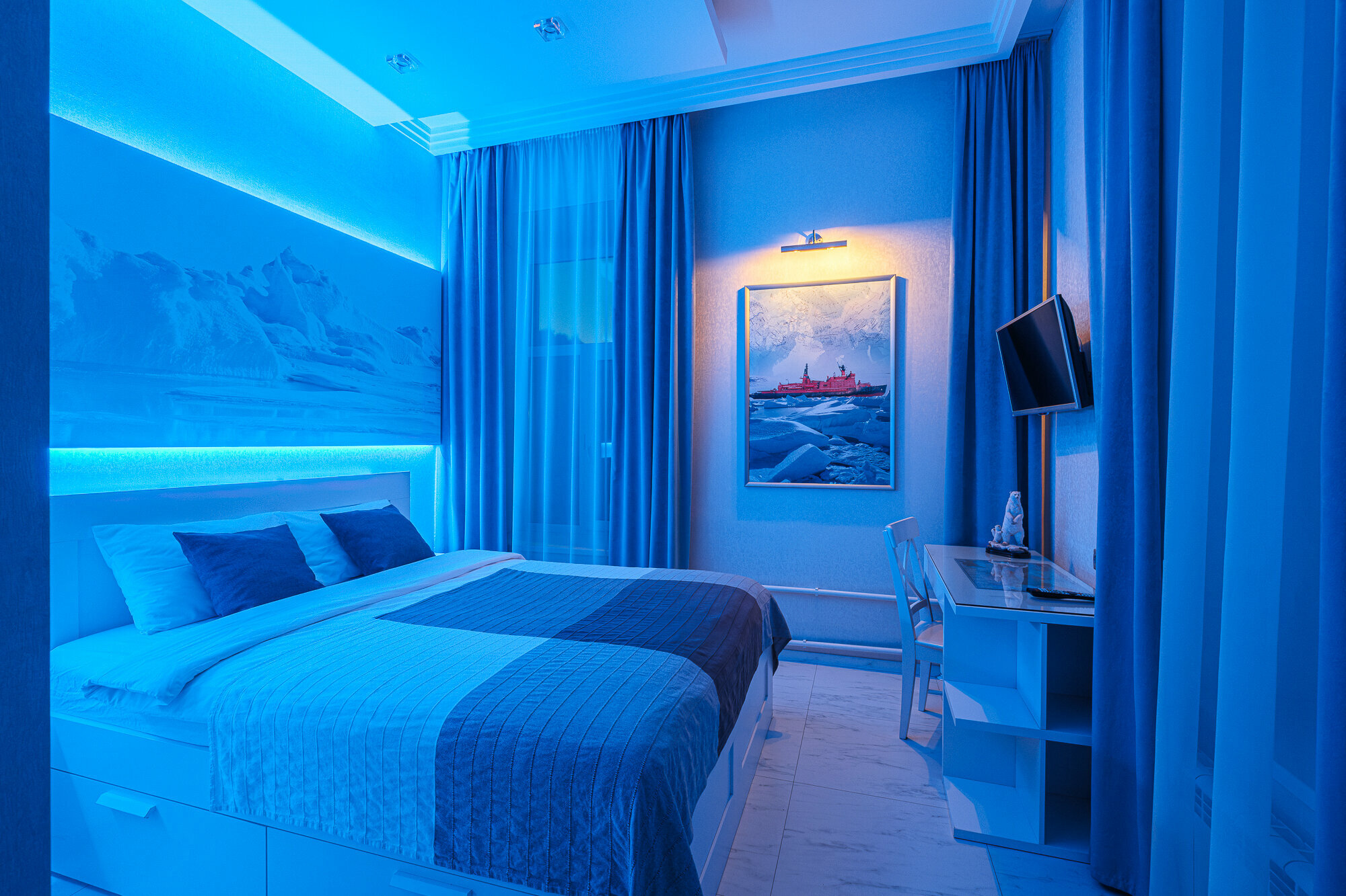 Двухместный номер с 1 кроватью "Арктика"