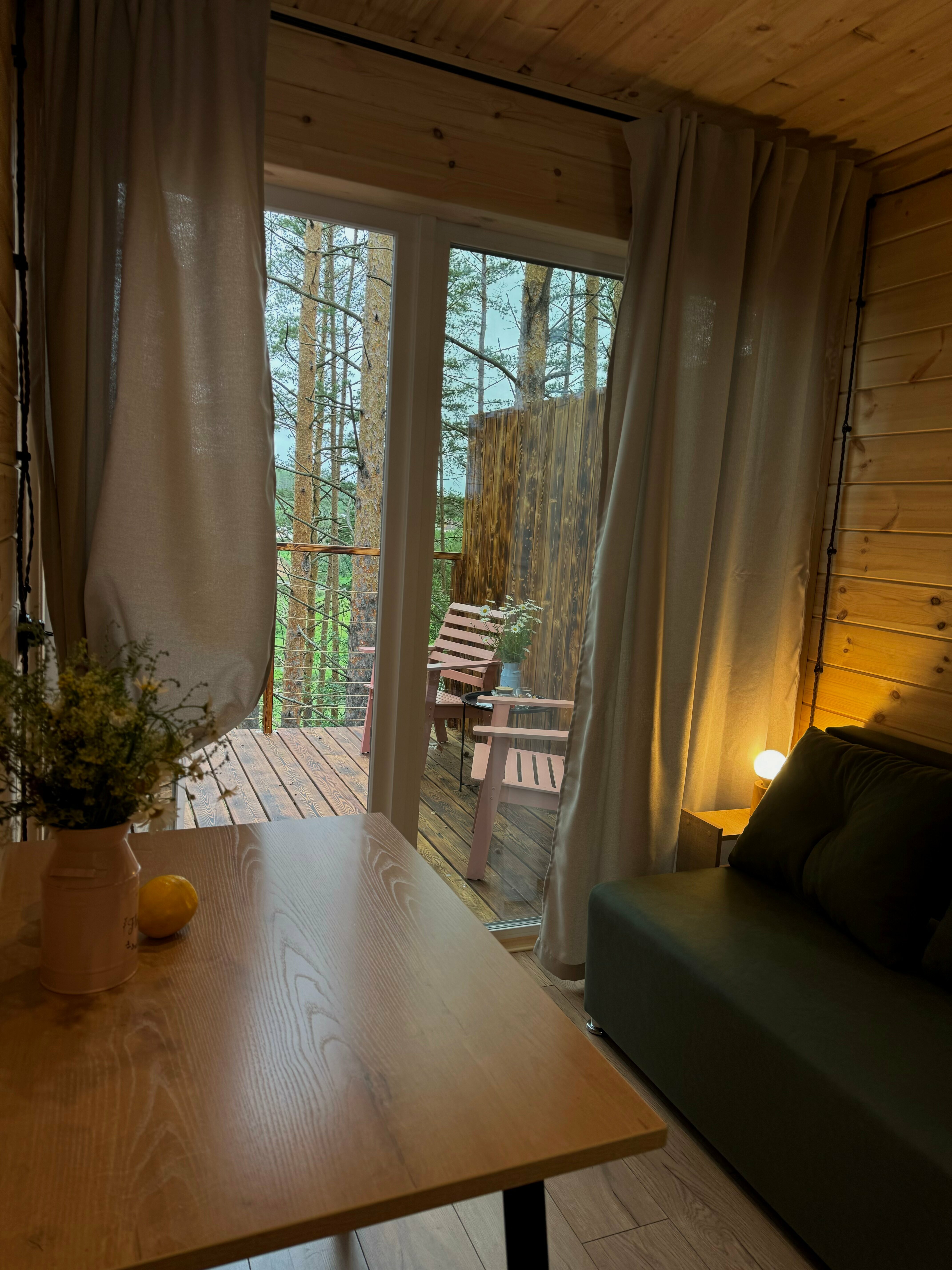 Двухместный номер с 1 кроватью и террасой