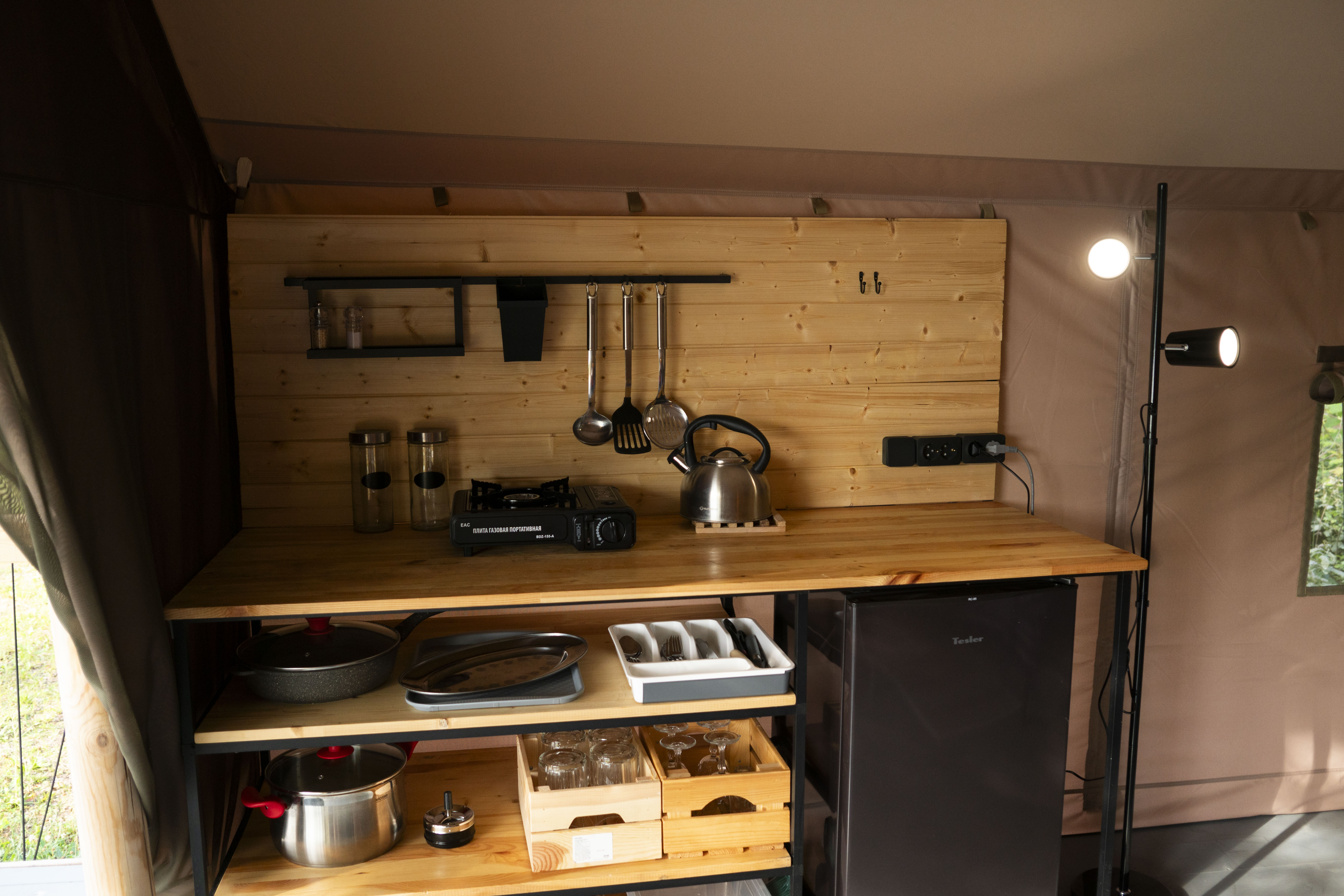 Глэмпинг Комфорт первая линия