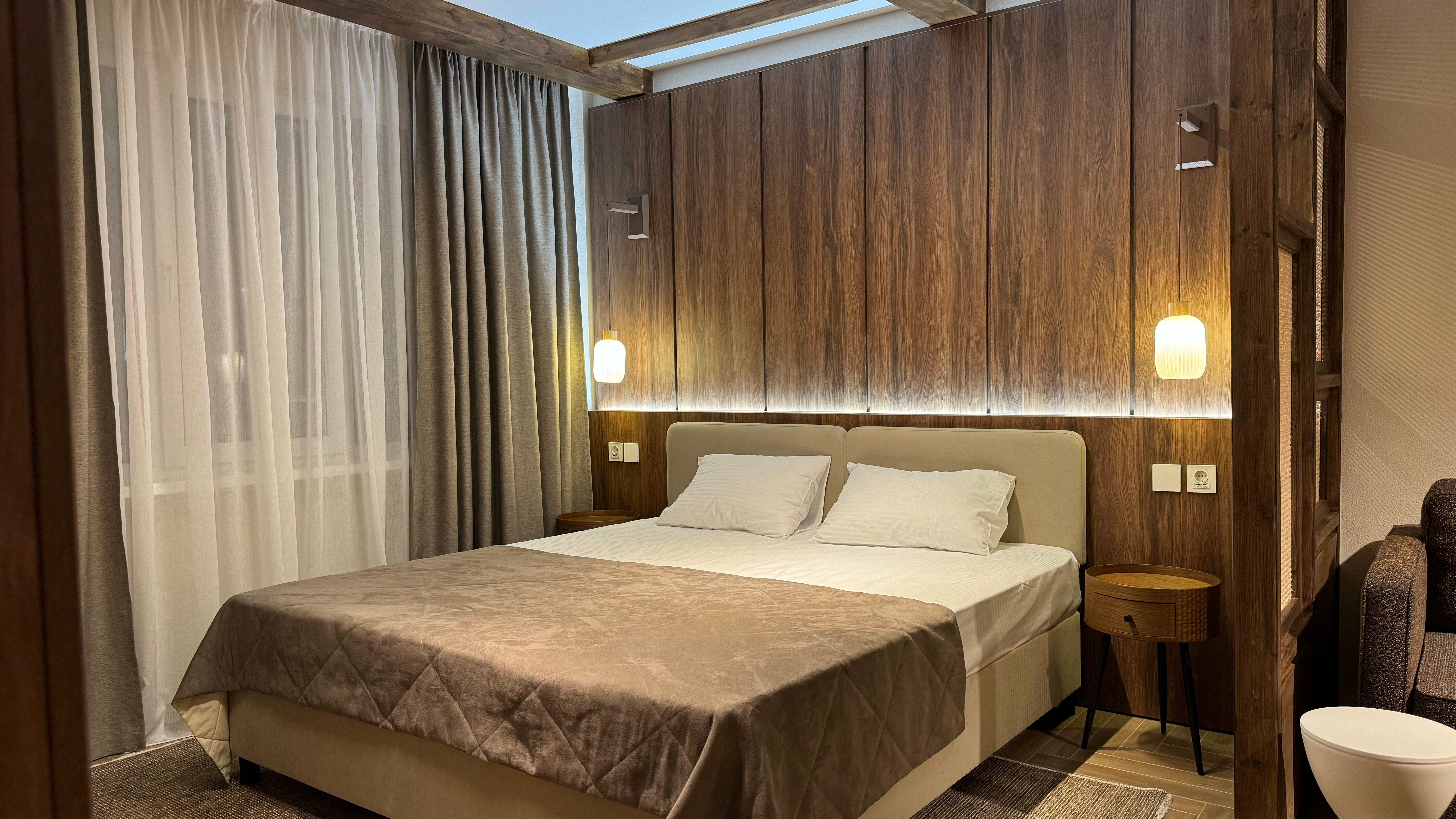 Студия премиум с кухней и зоной барбекю