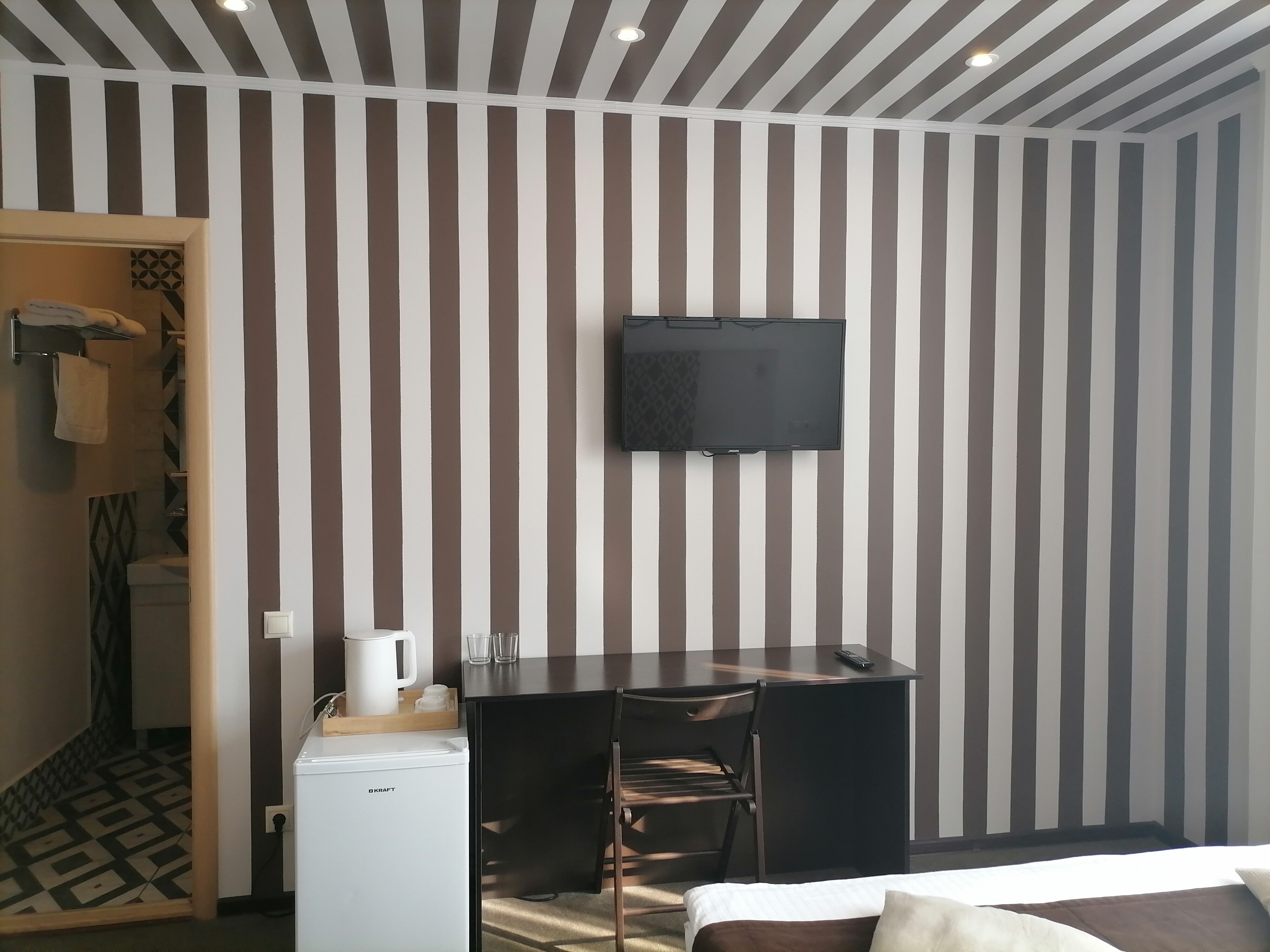 Двухместный номер с 1 кроватью и террасой