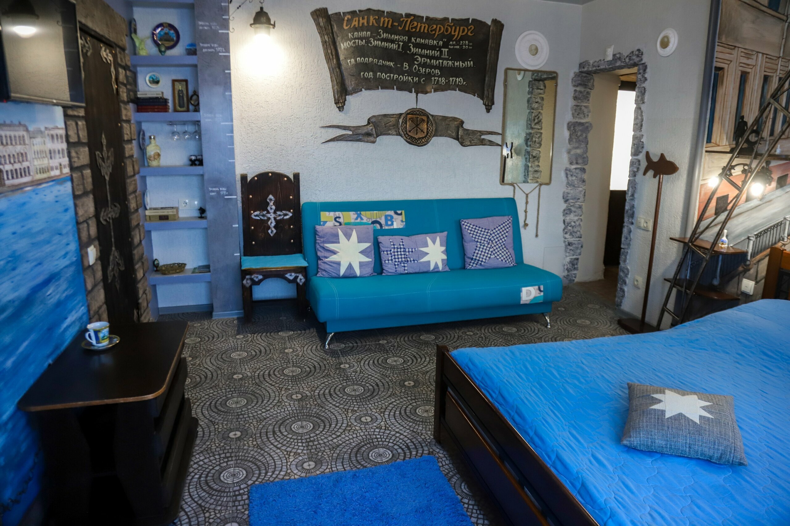 Большой двухместный номер с 1 кроватью