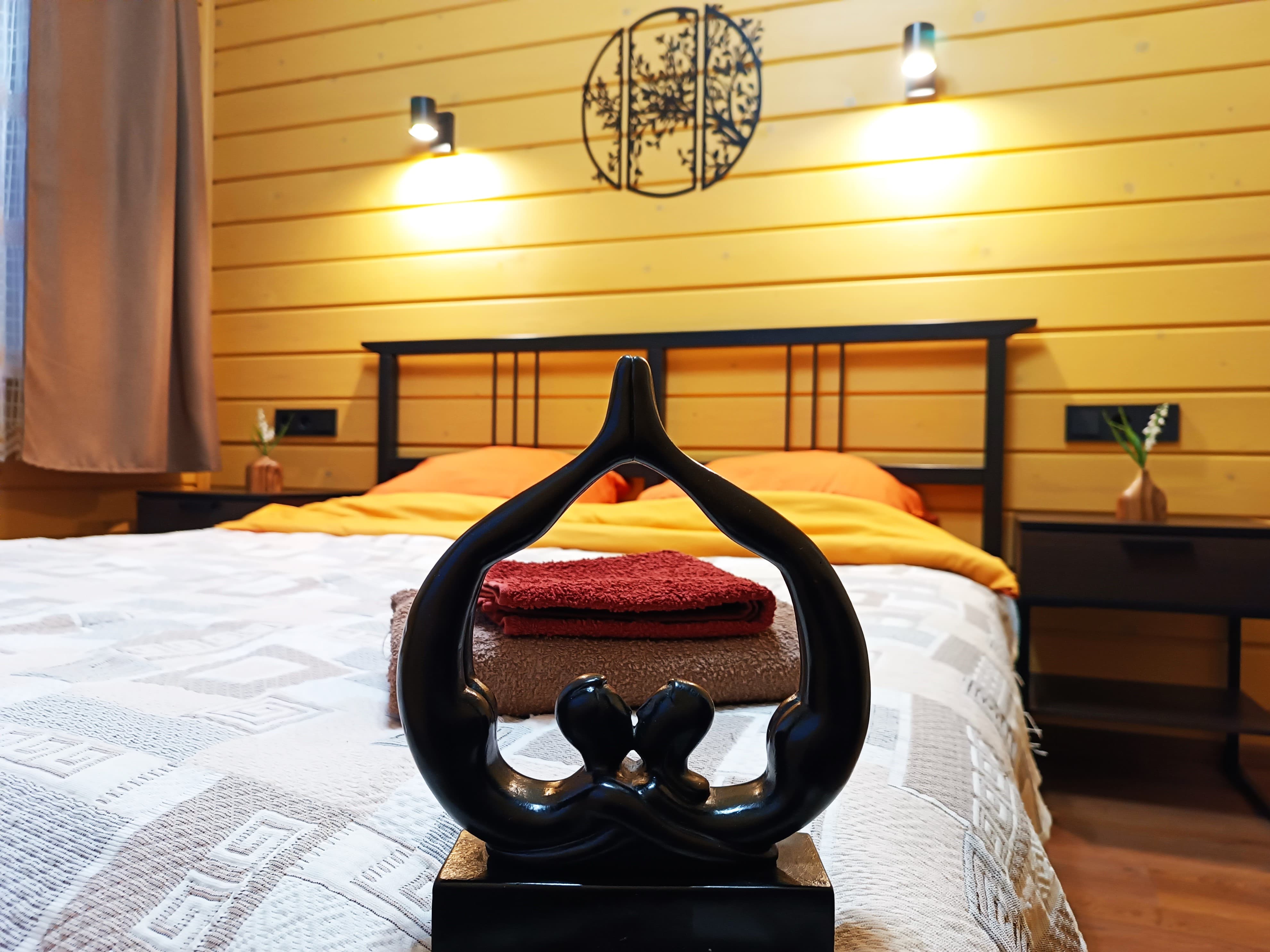 Коттедж с сауной с видом на озеро