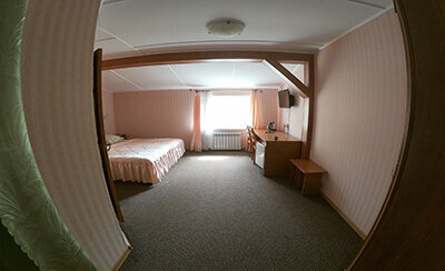 Двухместный номер с 1 кроватью или 2 отдельными кроватями и собственной ванной комнатой в Сосны