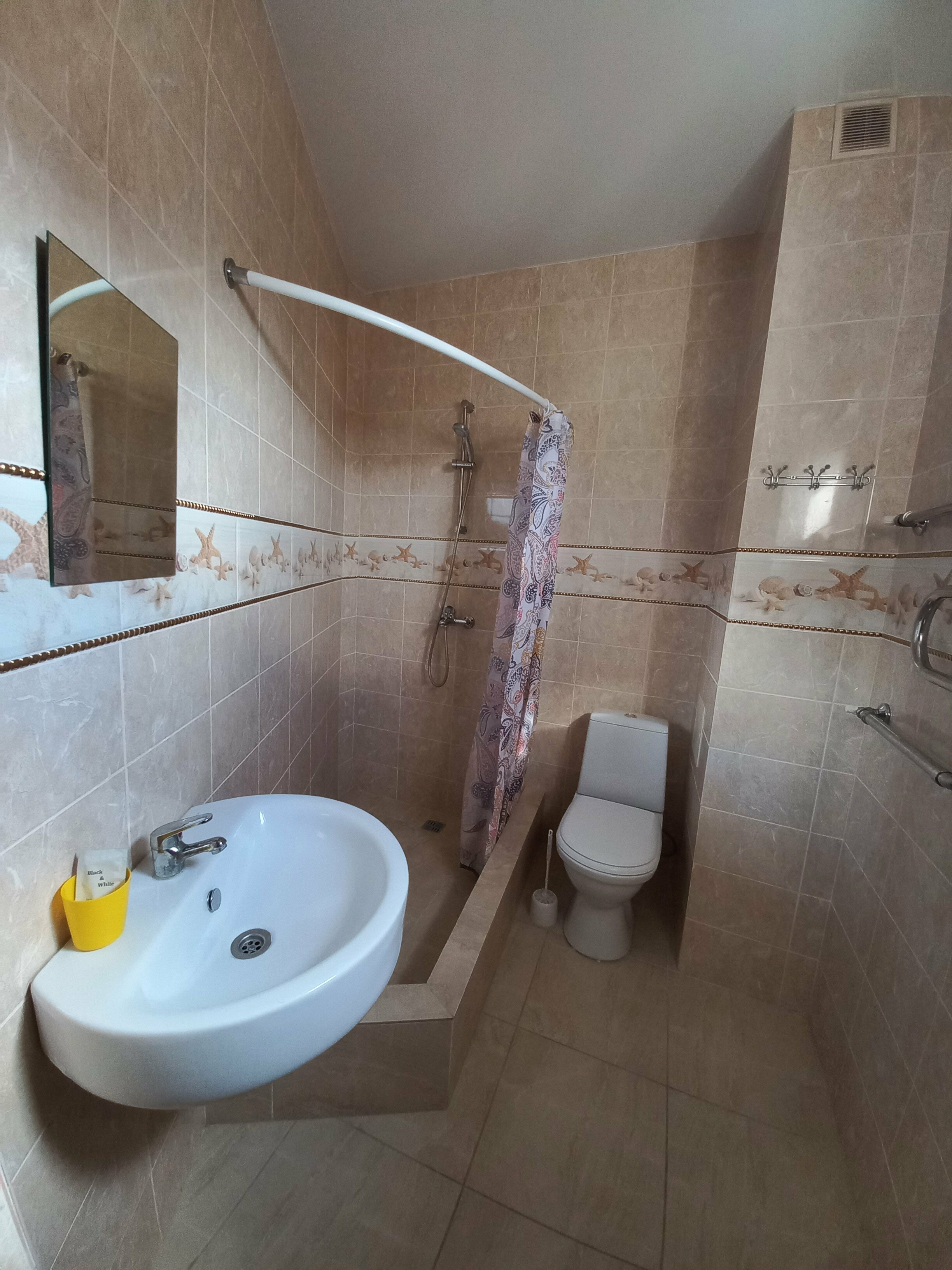 Двухместный номер с 1 кроватью и балконом