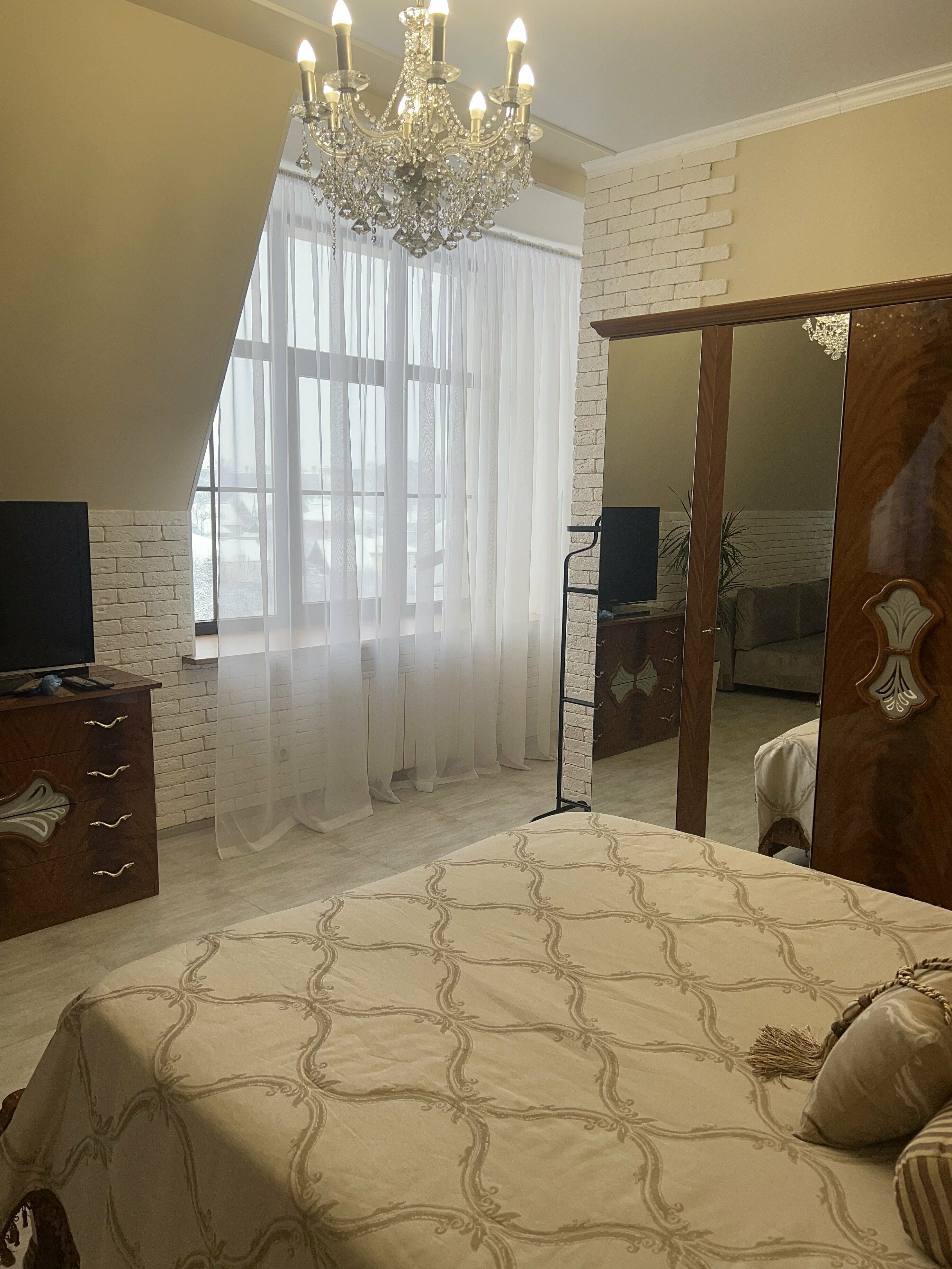 Двухместный номер с 1 кроватью и видом на сад