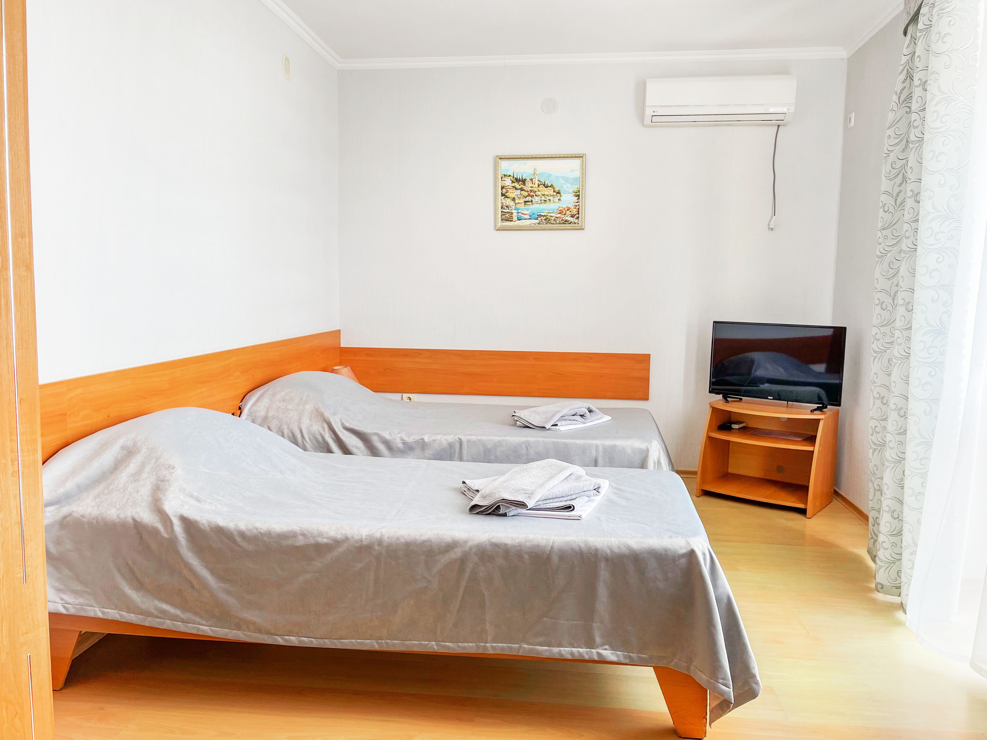 Двухместный номер с 1 кроватью или 2 отдельными кроватями, вид на море