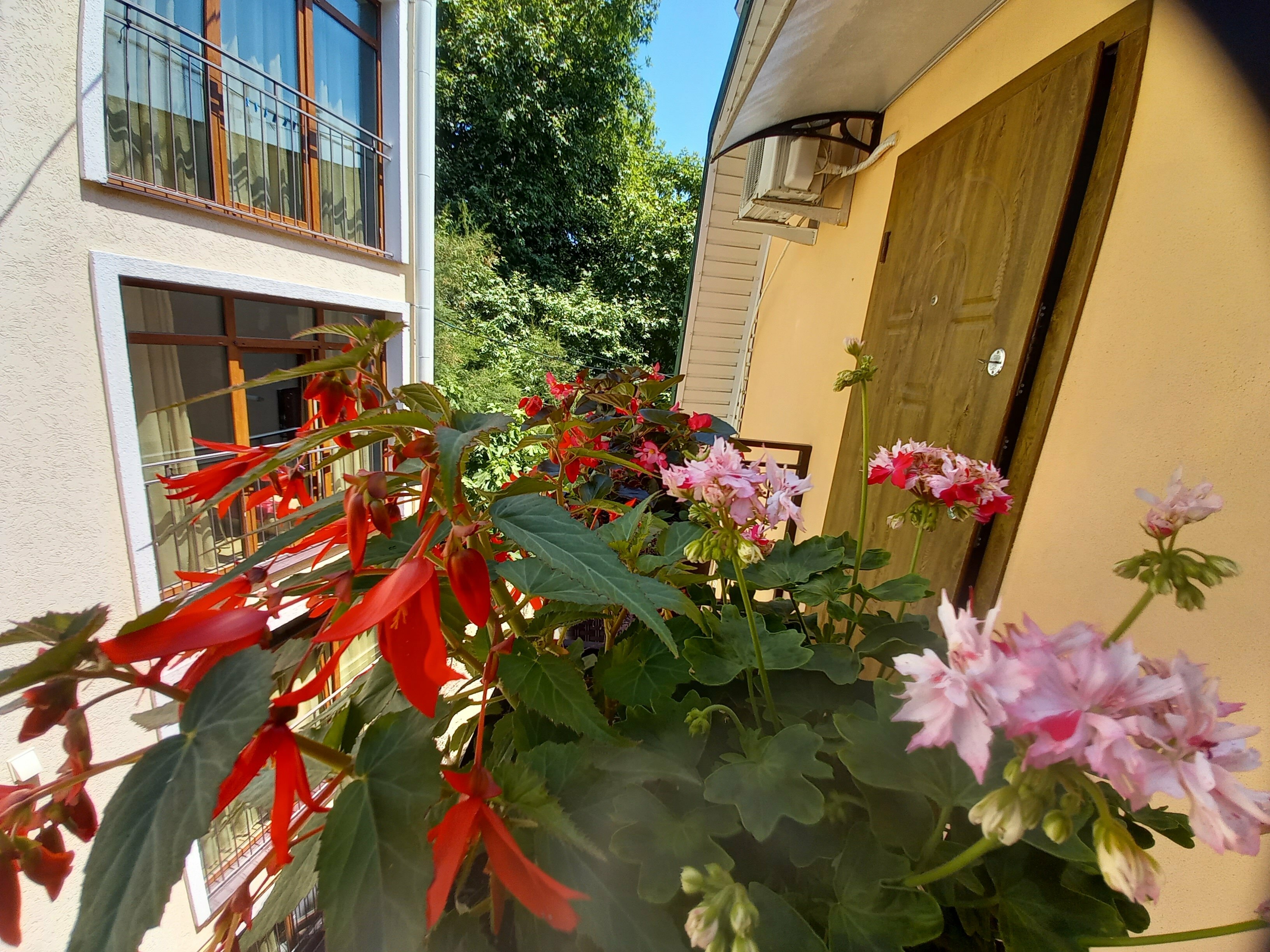 Студия с балконом и панорамными окнами