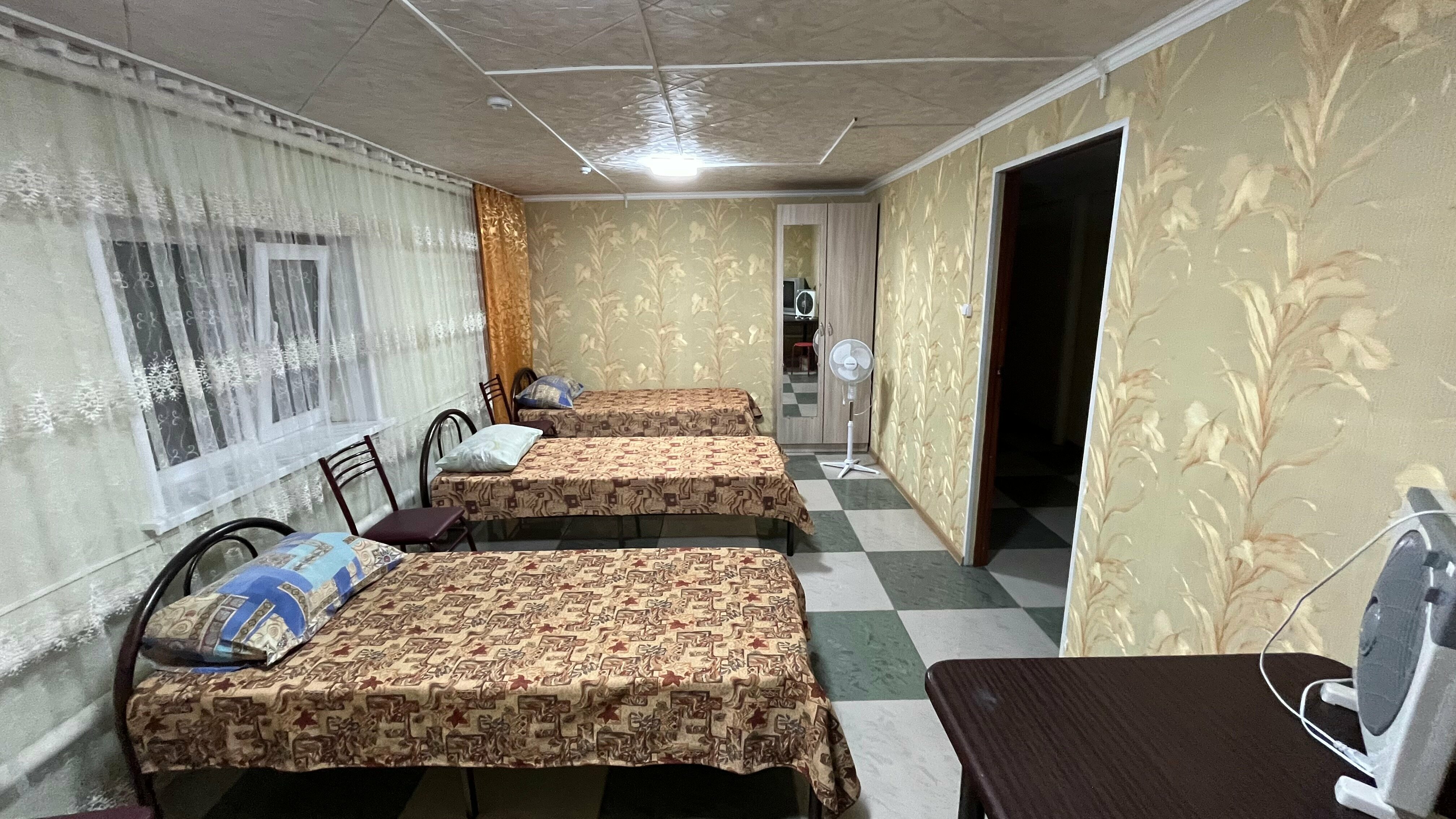 Кровать в общем 6-местном номере