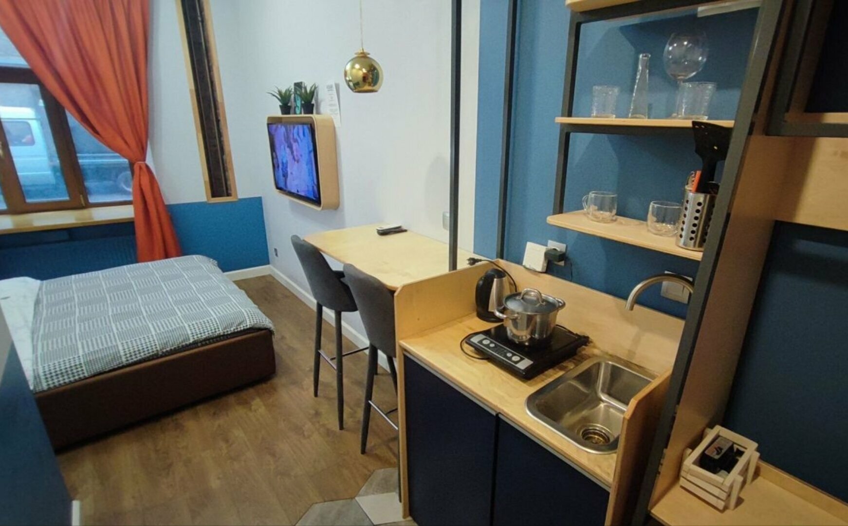 Большой двухместный номер с 1 кроватью