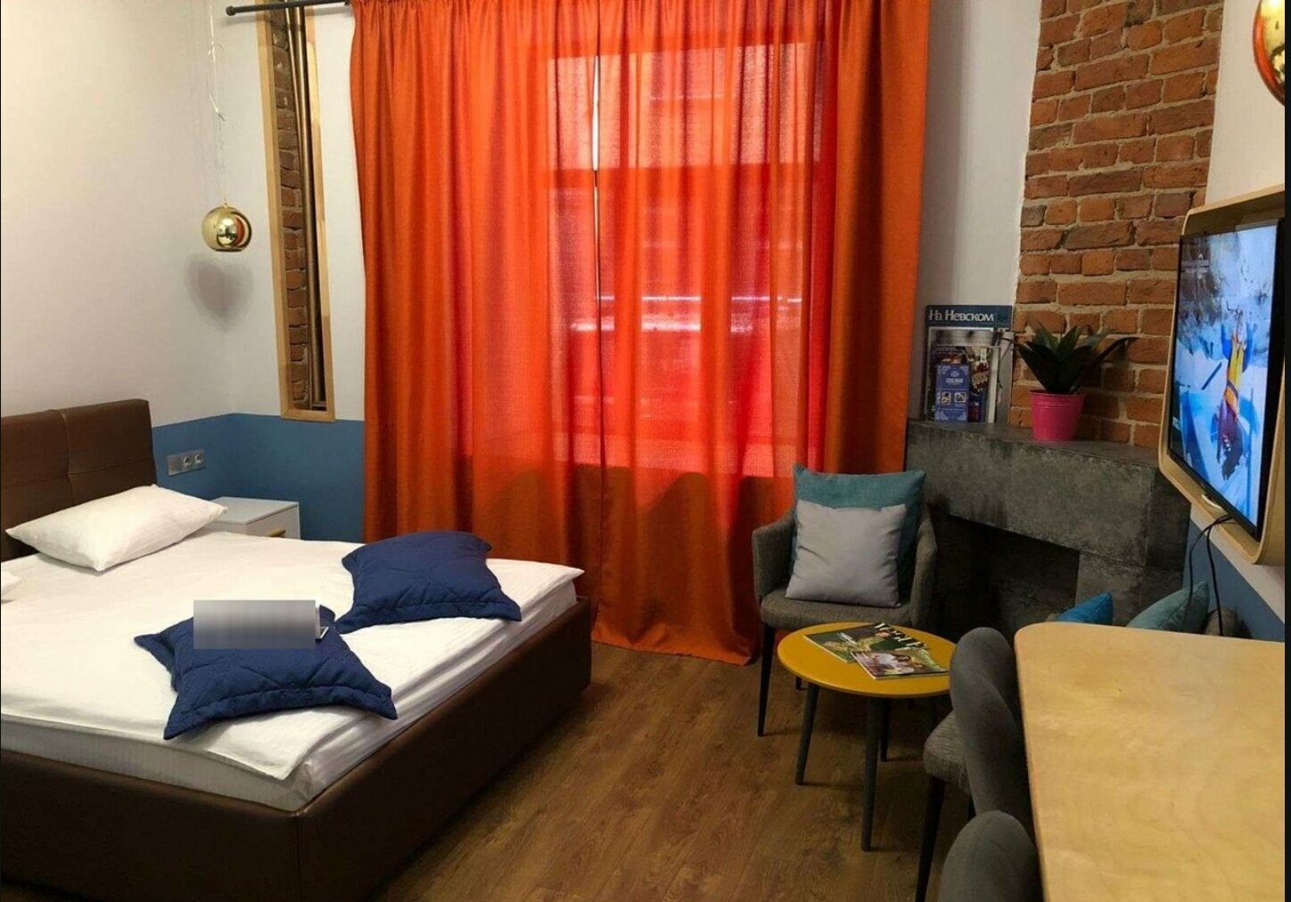 Большой двухместный номер с 1 кроватью