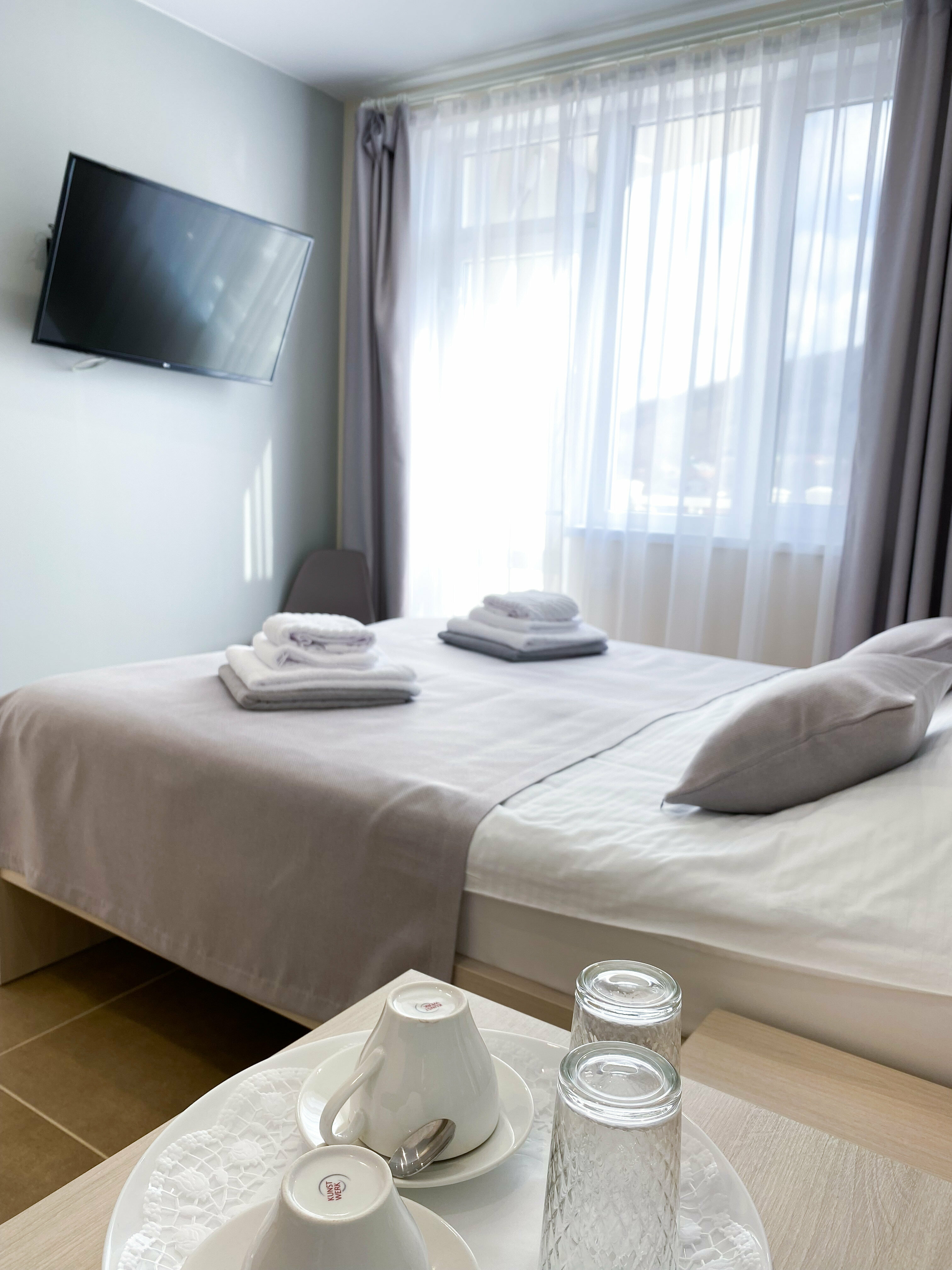 Двухместный номер с 1 кроватью и видом на горы