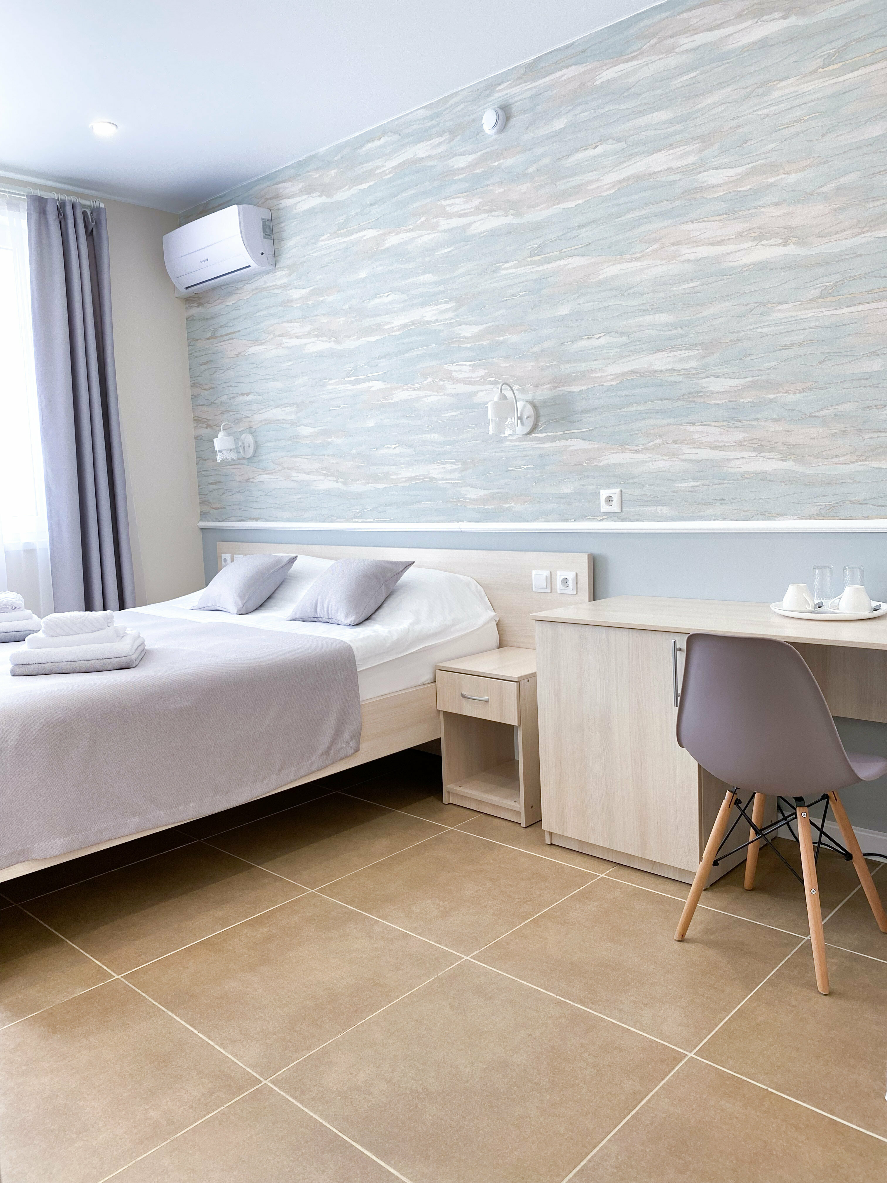 Двухместный номер с 1 кроватью и видом на горы