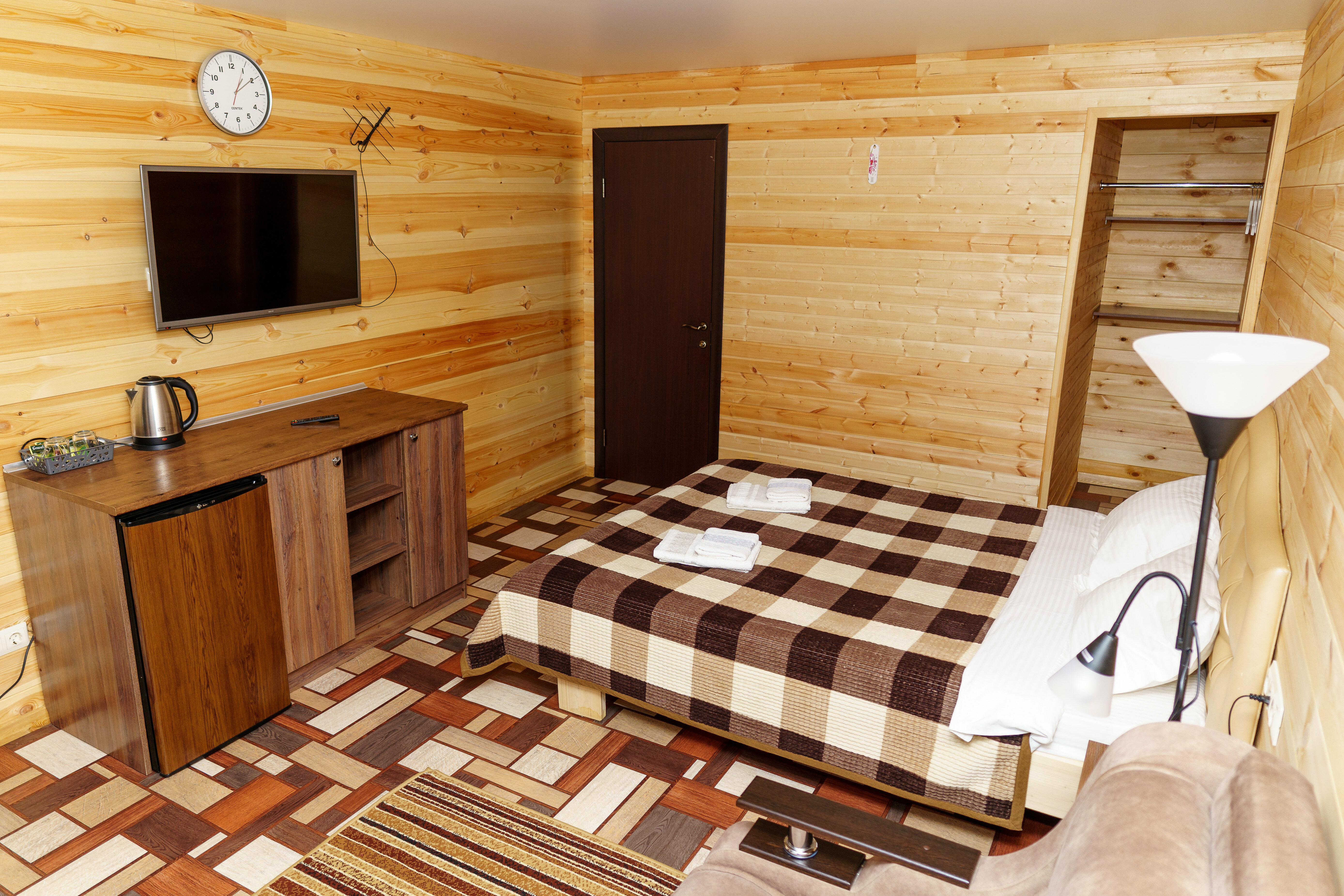 Двухместный номер с 1 кроватью и террасой