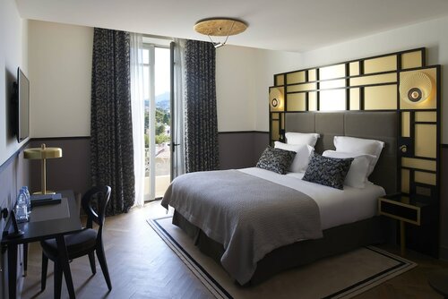 Номер «Делюкс», вид на внутренний двор в Hôtel Les Roches Blanches