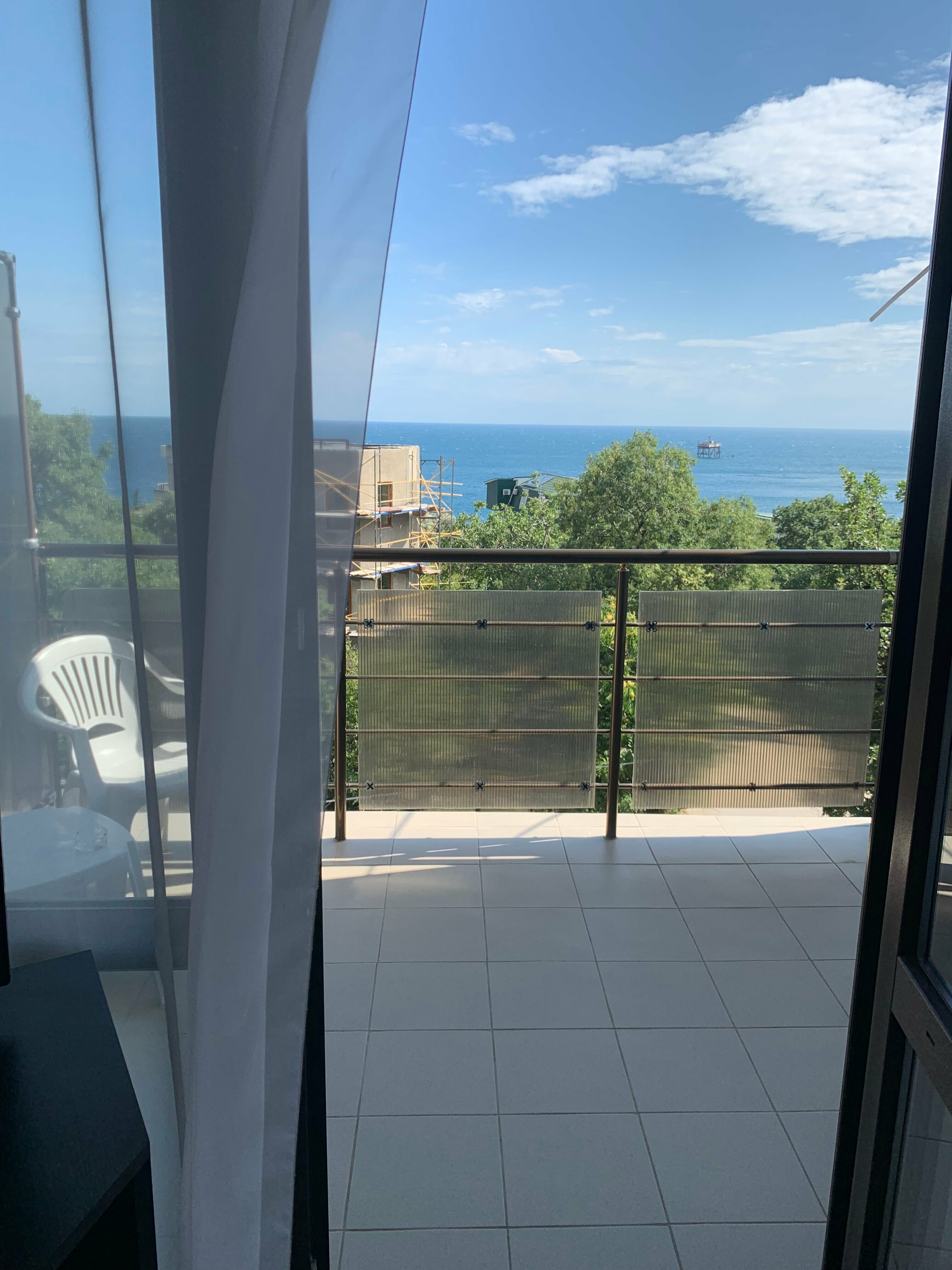 Двухместный номер с 1 кроватью и балконом, вид на море