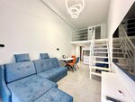 Дизайнерские двухуровневые апартаменты LS-WHITE SAND песочных оттенков в Алуште в Апарт-отель Стиль Жизни
