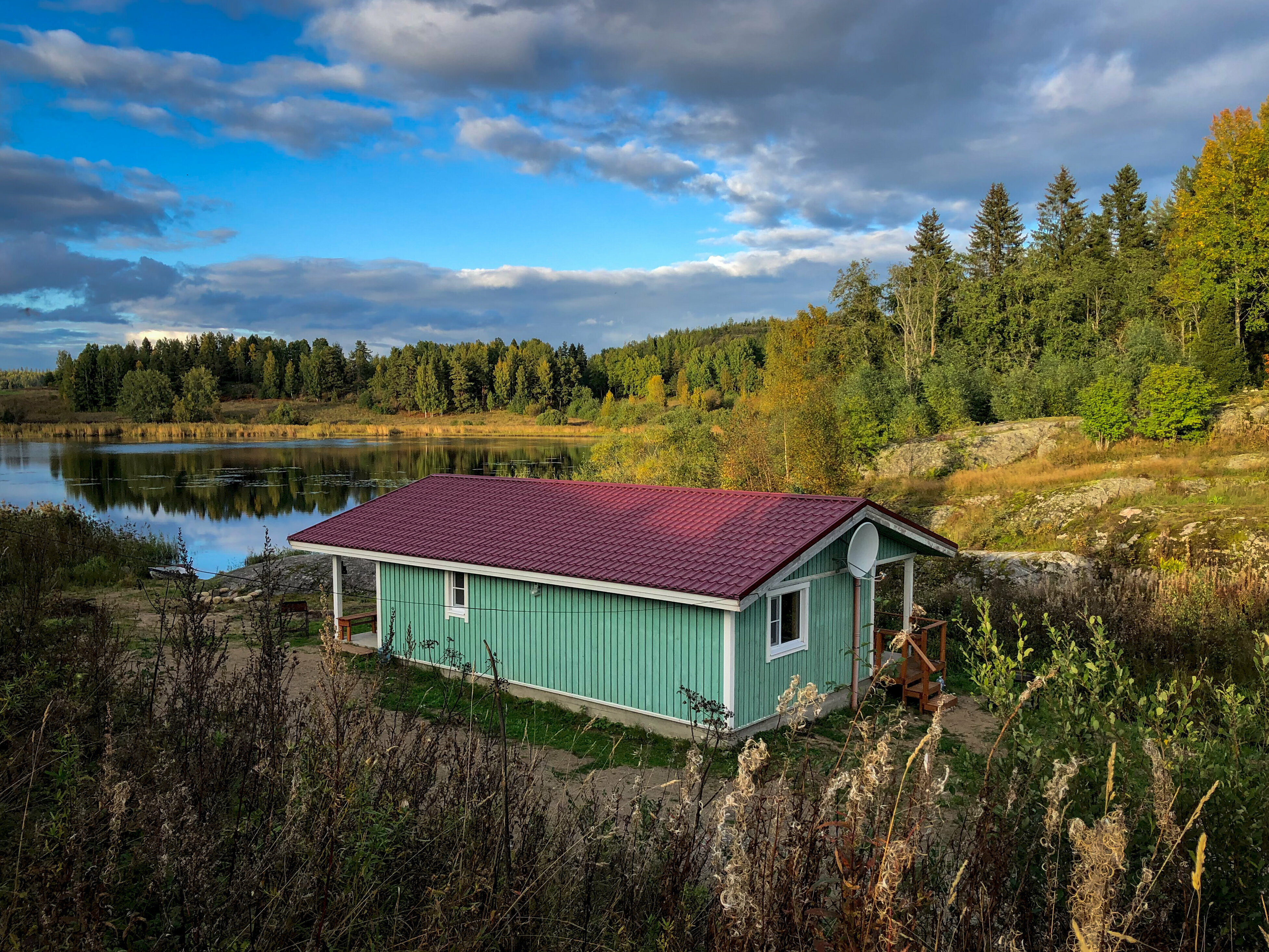 Трехместный номер с террасой