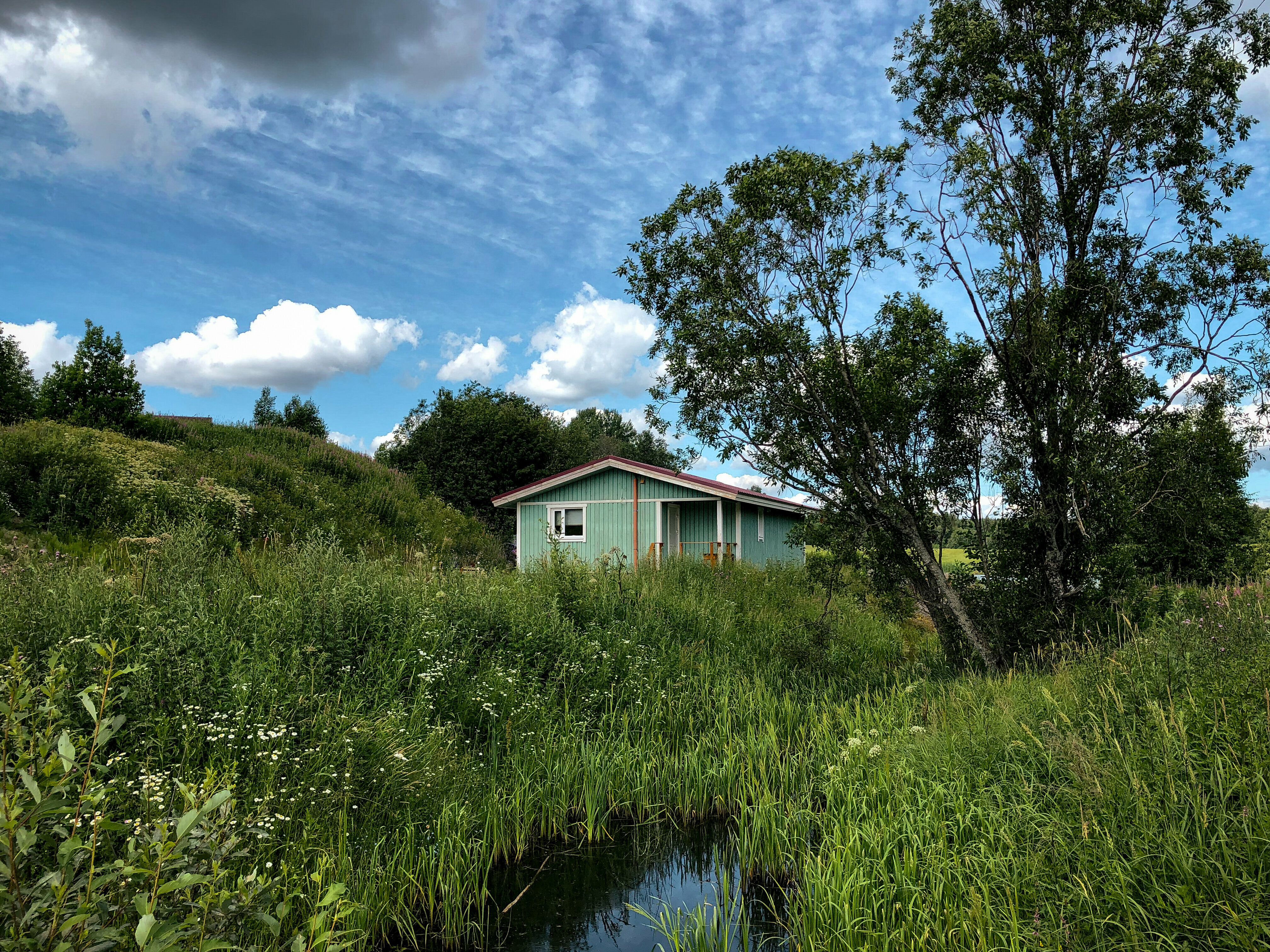 Трехместный номер с террасой