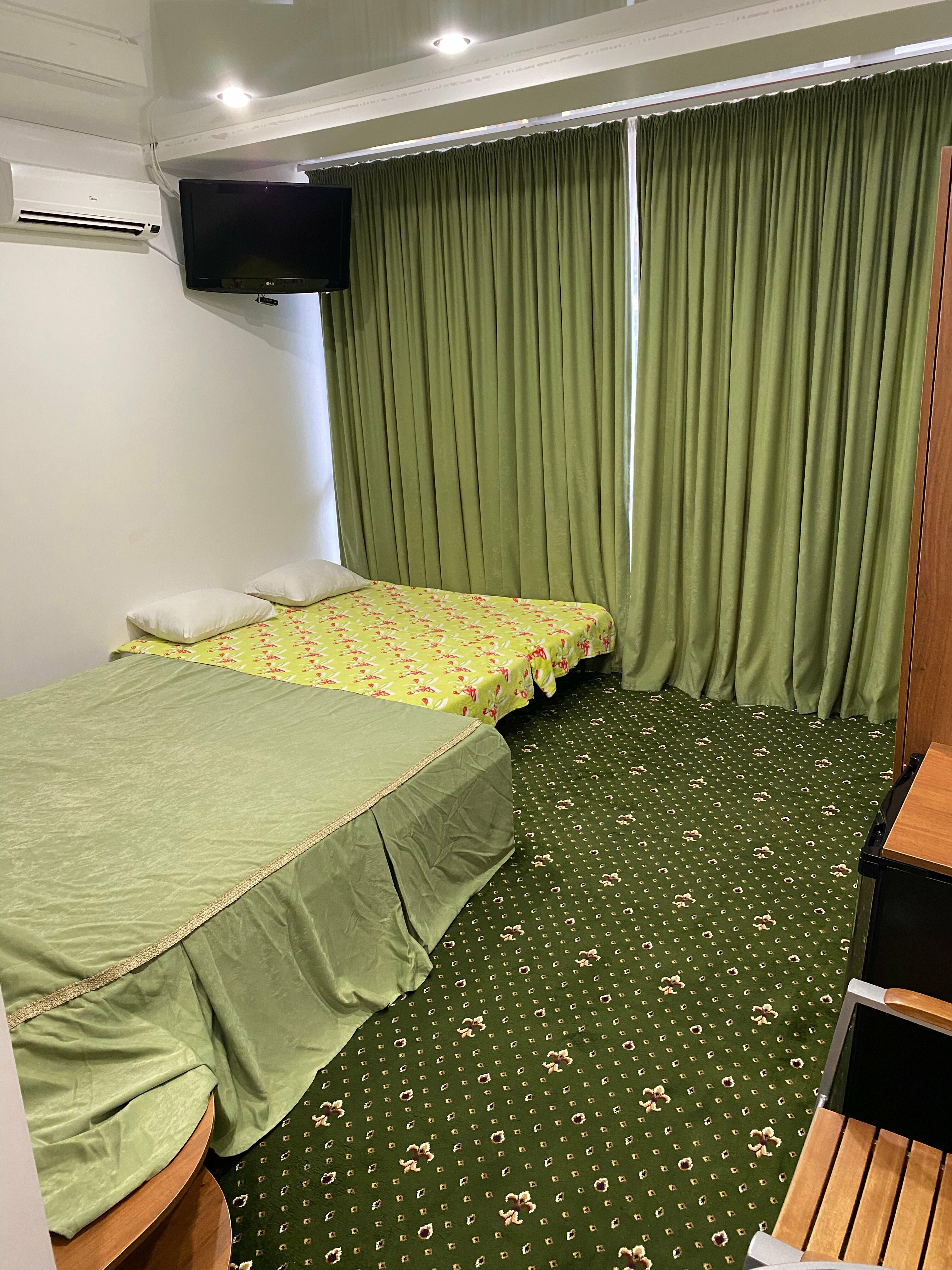 Двухместный номер с 1 кроватью и балконом