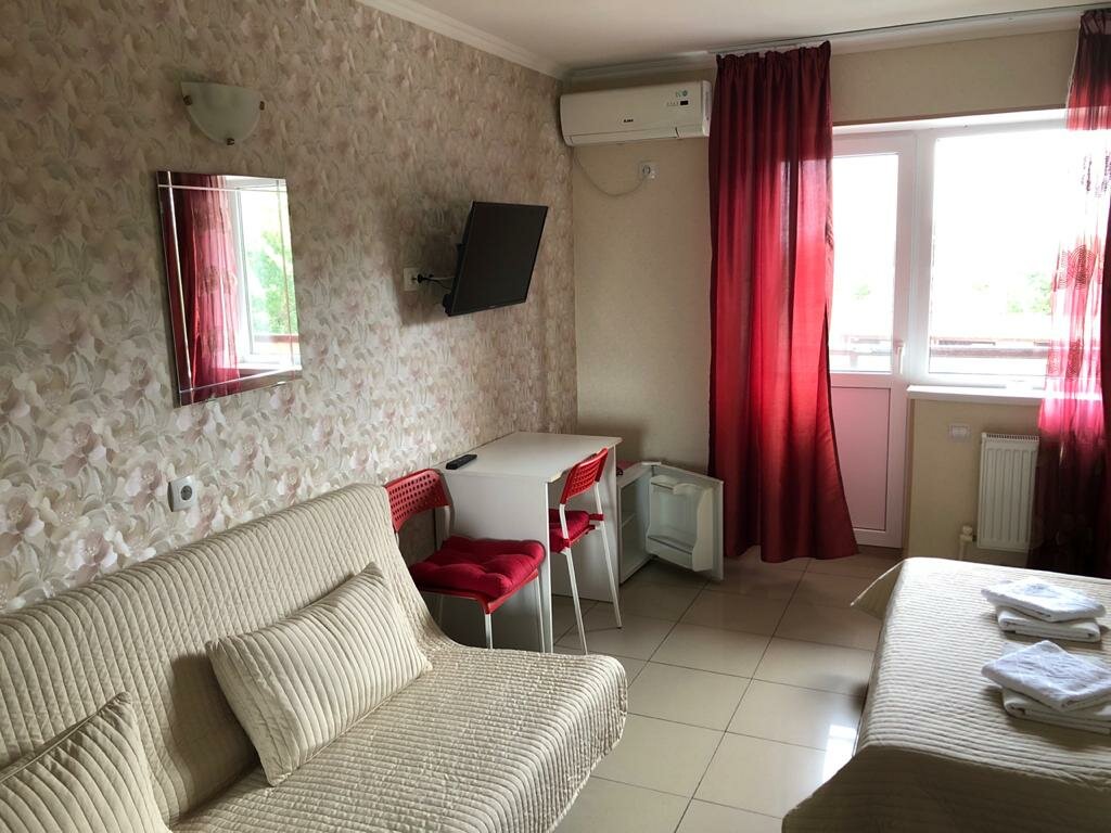 Двухместный номер Делюкс с 1 кроватью и балконом, вид на море