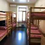 Кровать в 8-местном общем женском номере (удобства на этаже) в ВладСтар ИНН