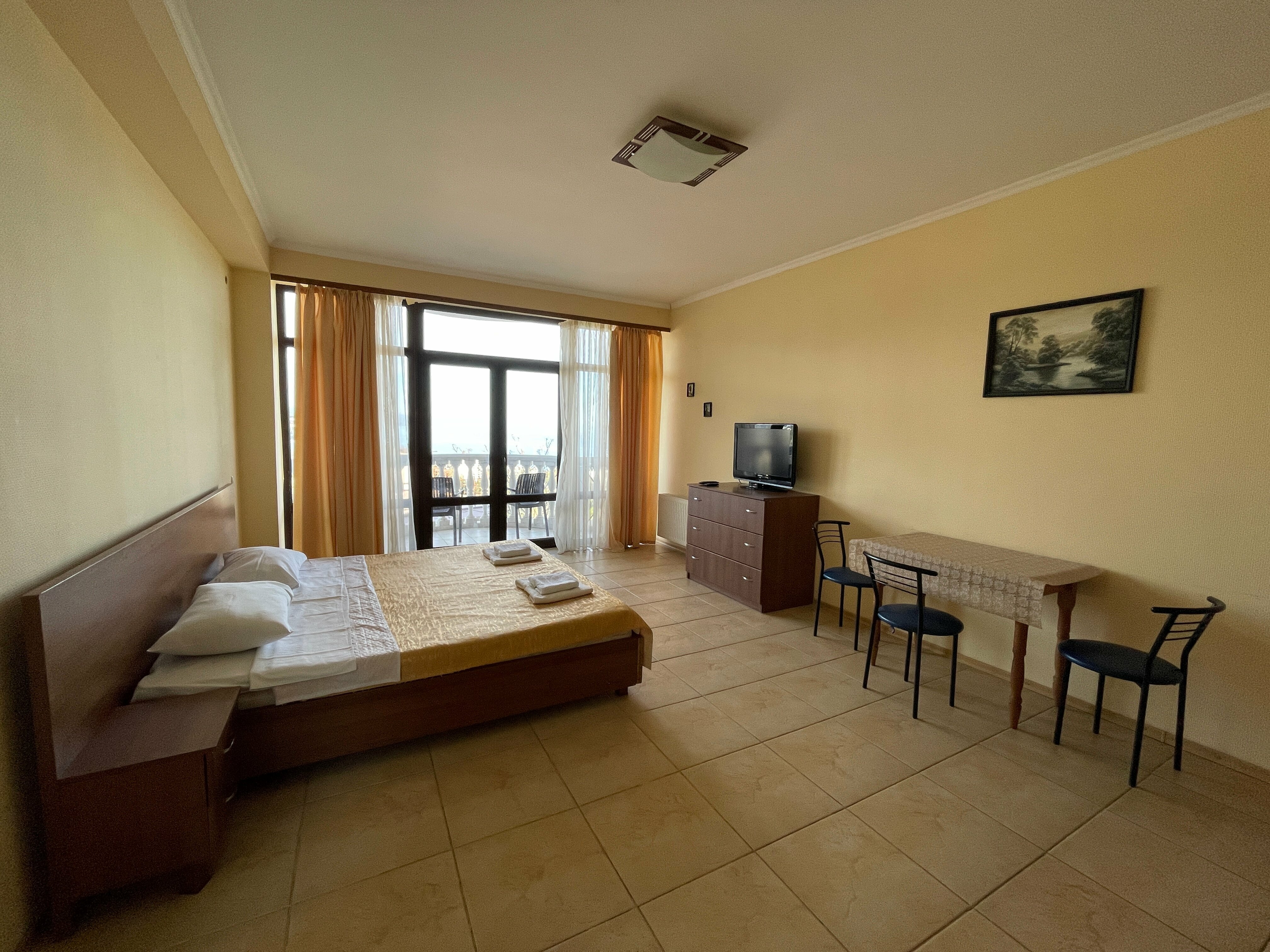 Двухместный номер с 1 кроватью и видом на море