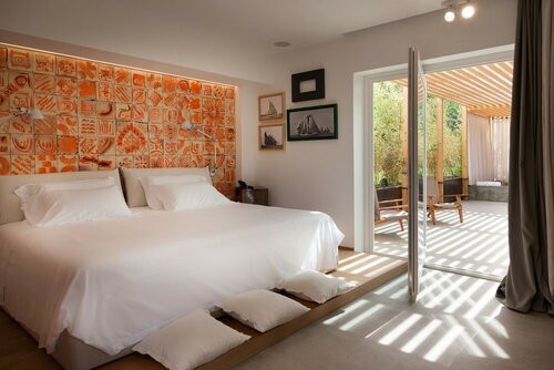 Люкс, терраса в Praia Art Resort