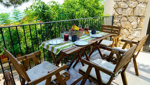 Семейный коттедж, 2 спальни, терраса, вид на море в True Blue