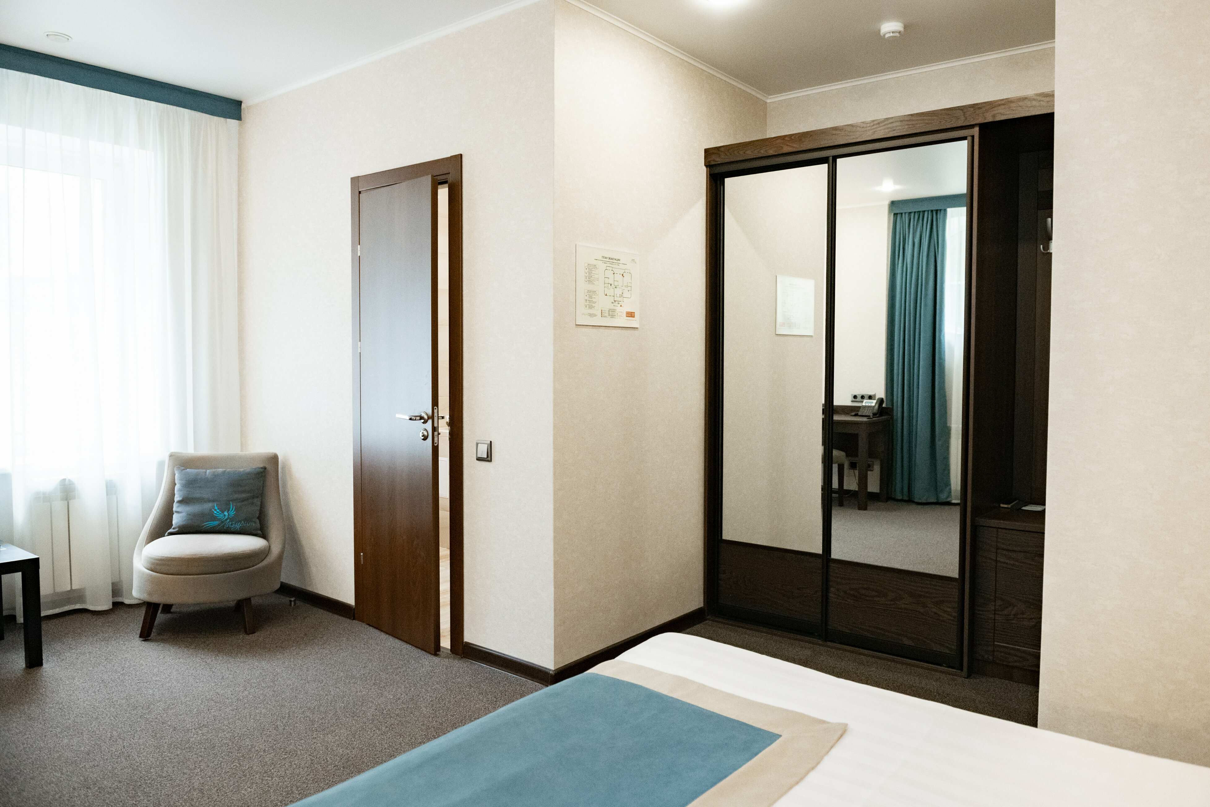 Стандартный двухместный номер с 1 кроватью или 2 отдельными кроватями