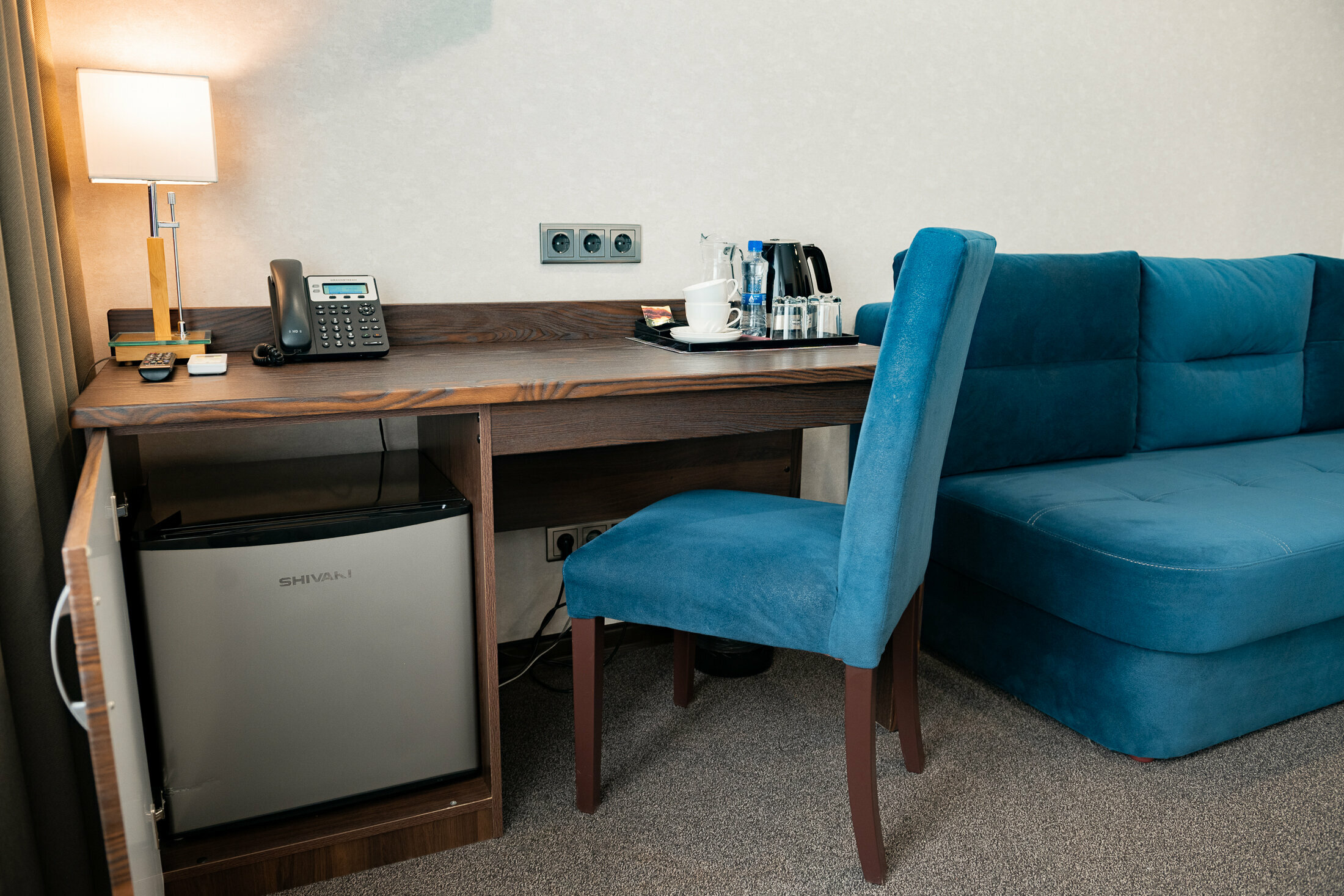 Двухместный номер с 1 кроватью и балконом