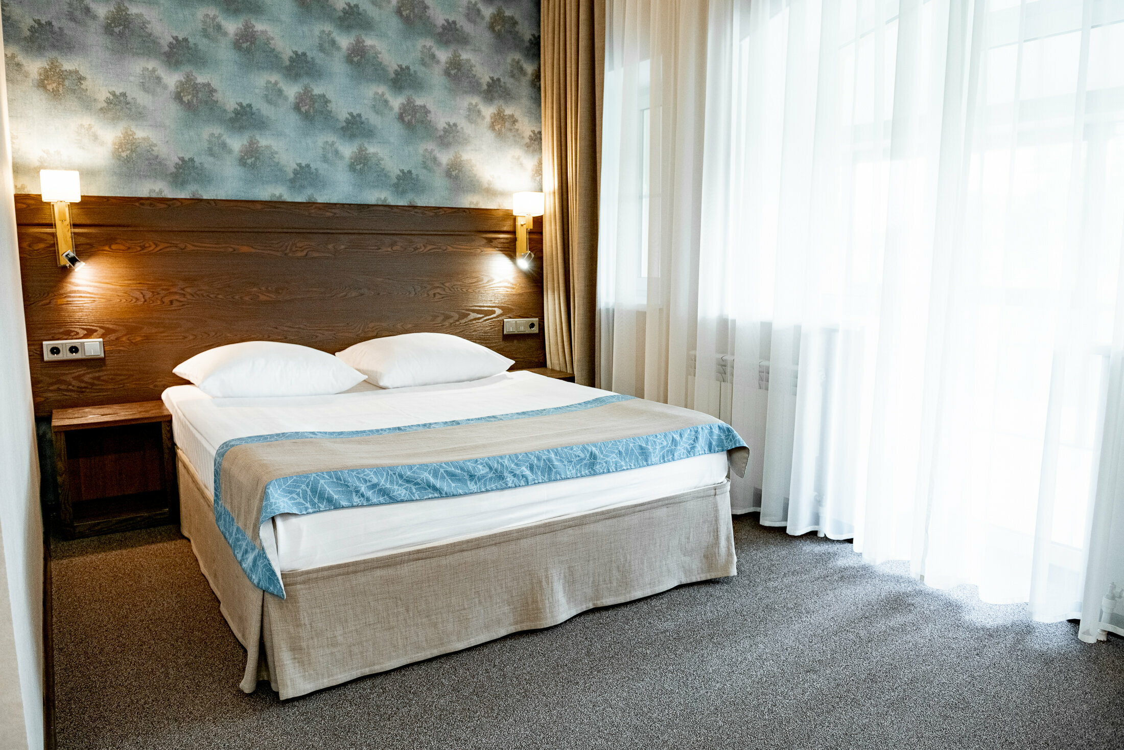 Улучшенный двухместный номер с 1 кроватью или 2 отдельными кроватями, вид на город